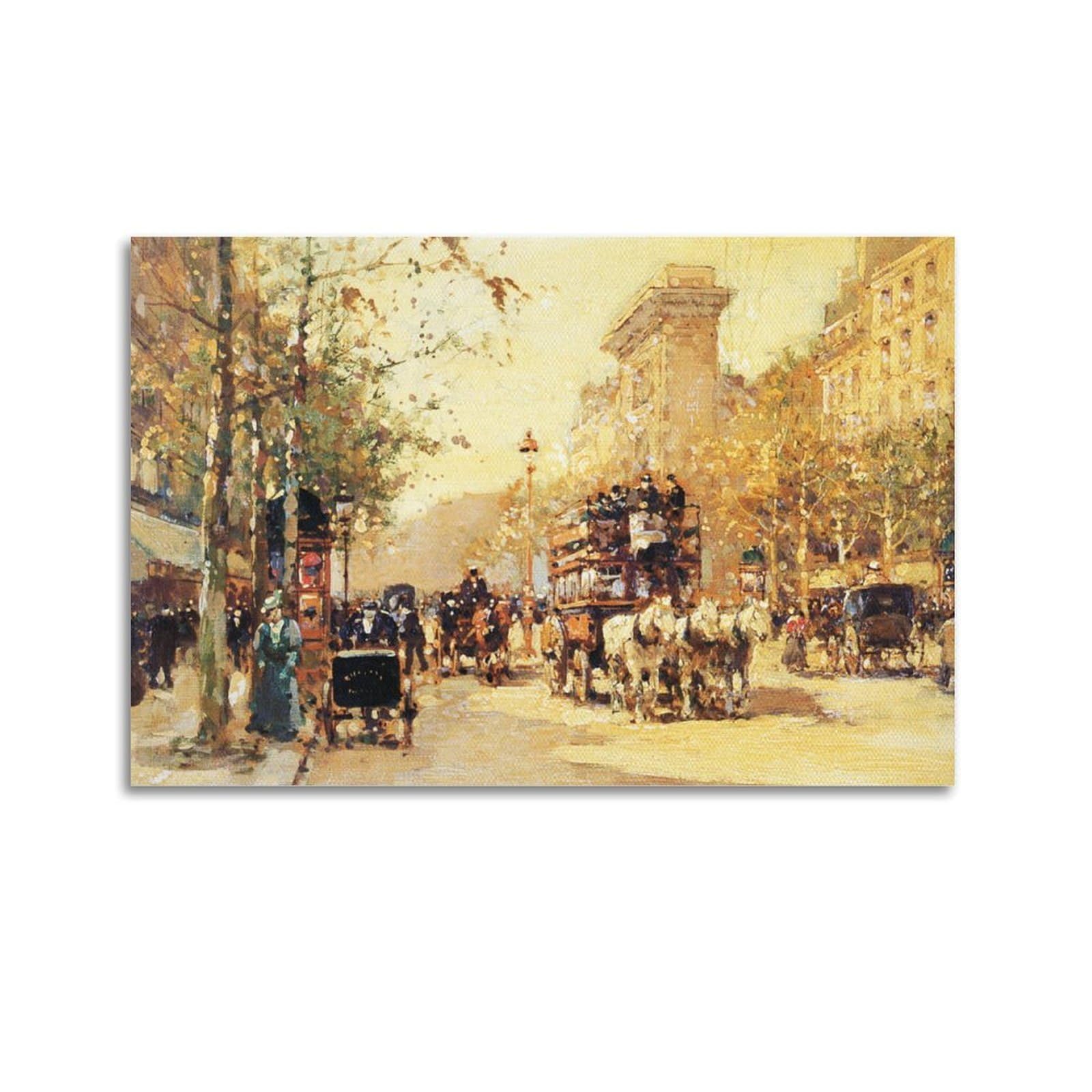 Poster Edouard Cortes Porte de Saint-Martin impression haute qualite