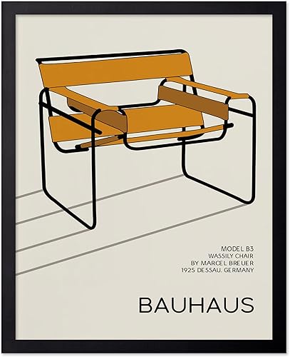 Miniatura 78 de Poster Master Póster Bauhaus – Impresión de silla Wassily – Arte de exposición – Arte minimalista – Arte moderno – Regalo para hombres y mujeres –