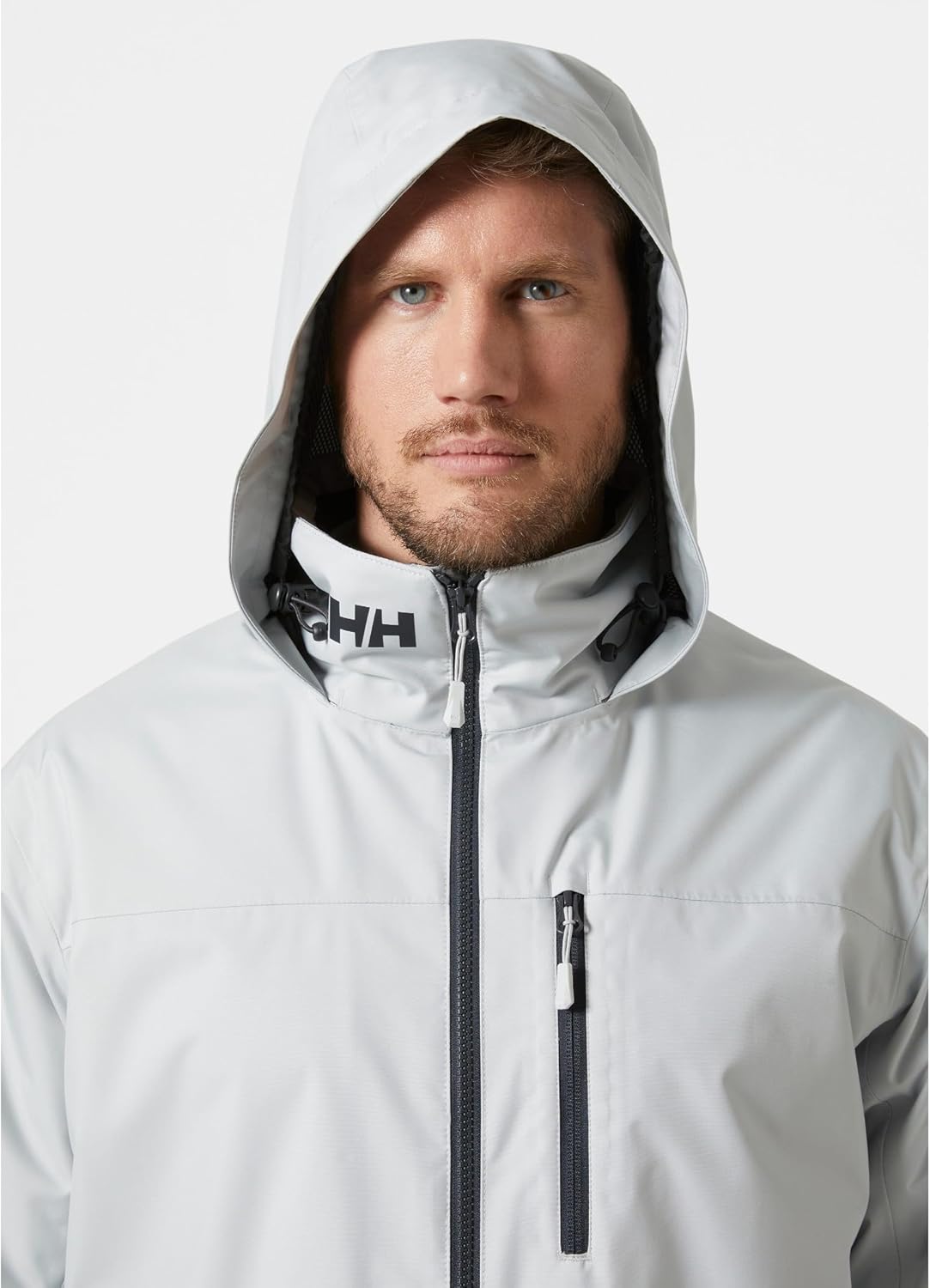 Helly-Hansen Crew Hooded Midlayer 2.0 Waterproof Jackets for Men with Insulated Windproof Sailing Fabric and Packable Hood - Image 3