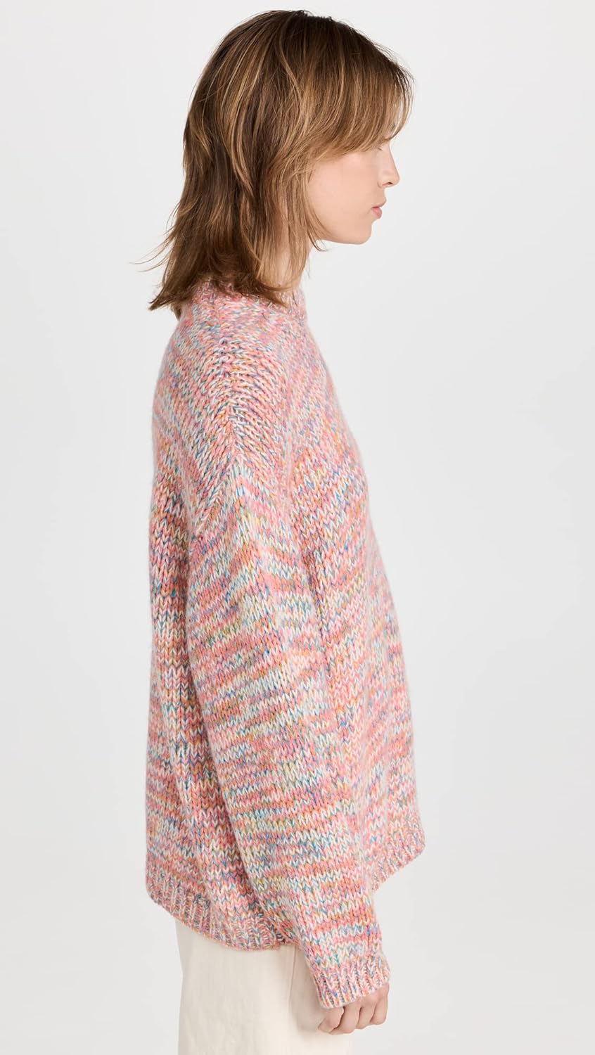 Velvet by Graham & Spencer Womens Trix Rainbow Alpaca Pullover Sweater - Image 5