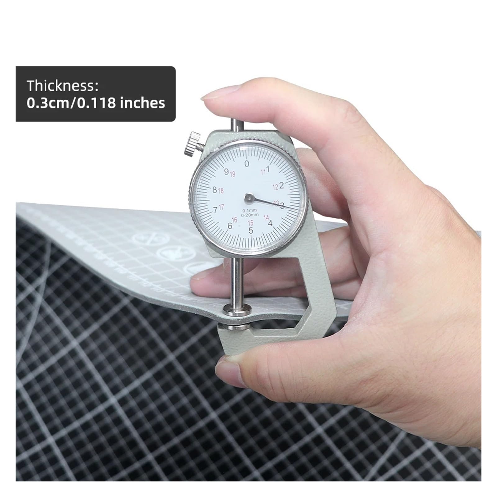 Self Healing Cutting Mats 1pc 120x60cm gray-black cutting board tool, 0.3cm thick double-sided PVC mat, DIY desktop pad for leather Craft