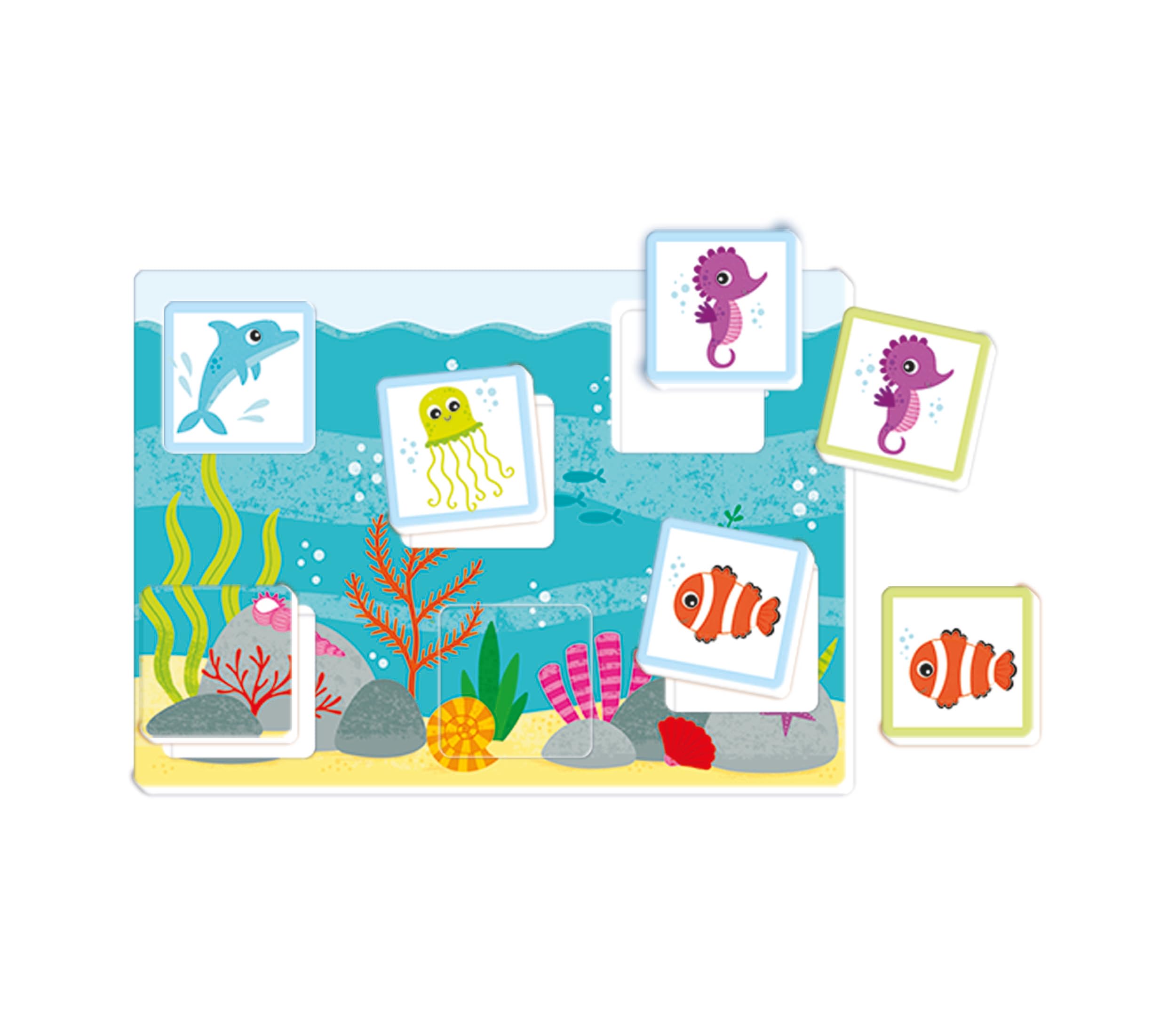 Clementoni Sapientino - Tombola degli Animali, Gioco Educativo 4-6 Anni con 60 Tessere Illustrate, Flashcards per Stimolare Osservazione e Memoria, Made in Italy, Lingua Italiana, 16842