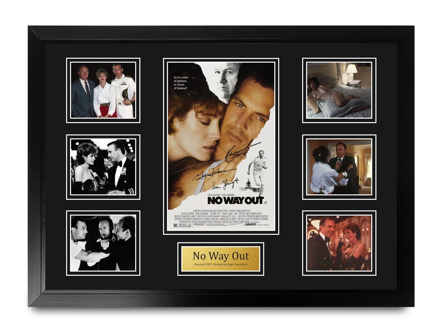HWC Trading No Way Out Podpisany Plakat Filmowy A2 Deluxe w Ramie