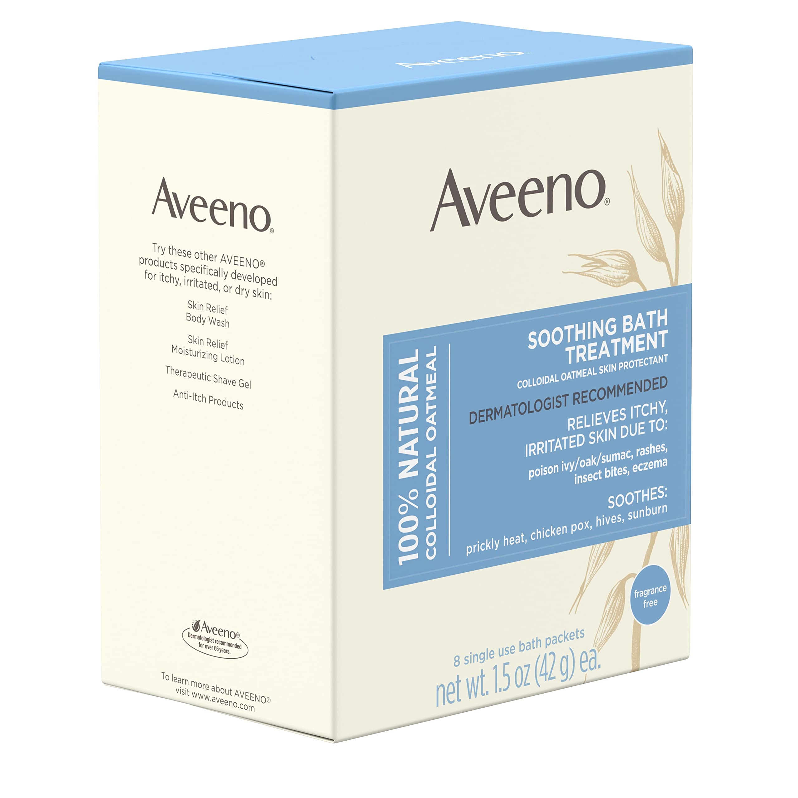 Buy Aveeno Soothing Bath Treatment with 100 Natural Colloidal Oatmeal