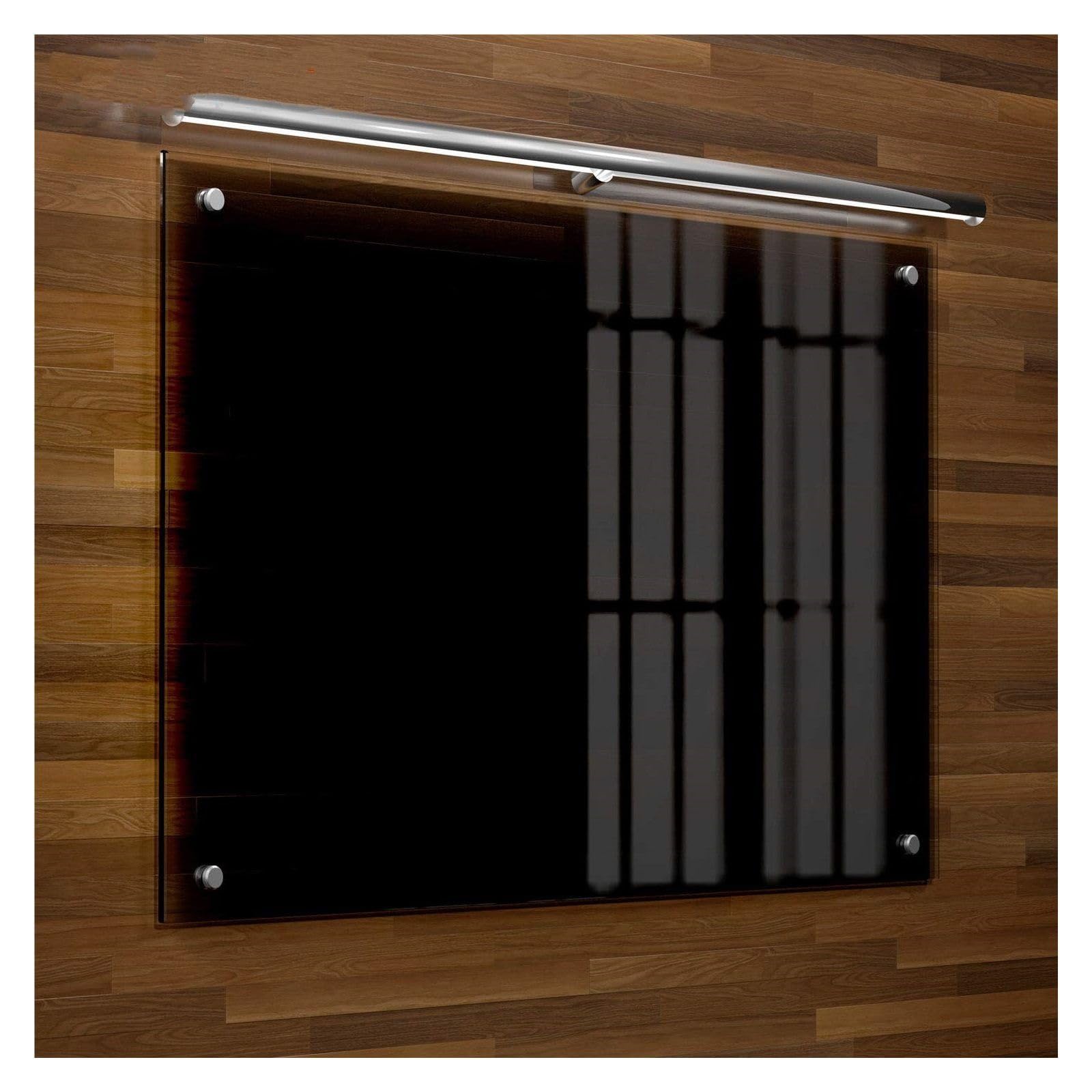 Wandabstandshalter, Abstandshalterbefestigungen, 10 Stück, Stahlbefestigungen, 19 mm Abstandsschrauben, Schild, Abstandshalter, Montage, Werbung, Befestigungsschraube (Farbe: Silber, Größe: 19 x 50 mm