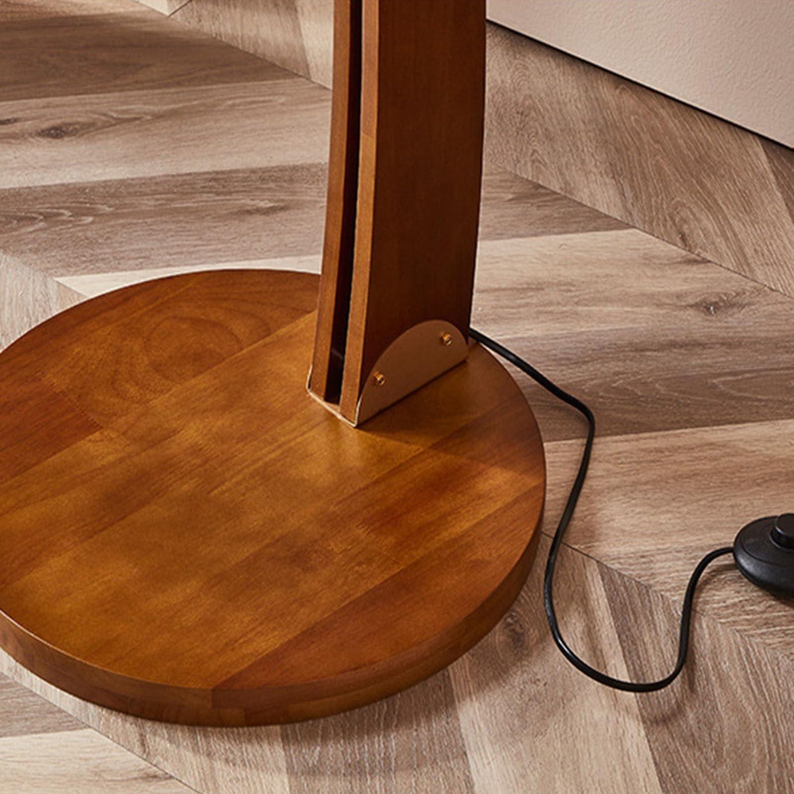 desk lamp Lampa podłogowa Drewniana lampa podłogowa LED ze stołem, lampa stojąca z półkami, lampa stołowa z litego drewna do sypialni, salonu, biura, lampa stojąca do czytania table lamp