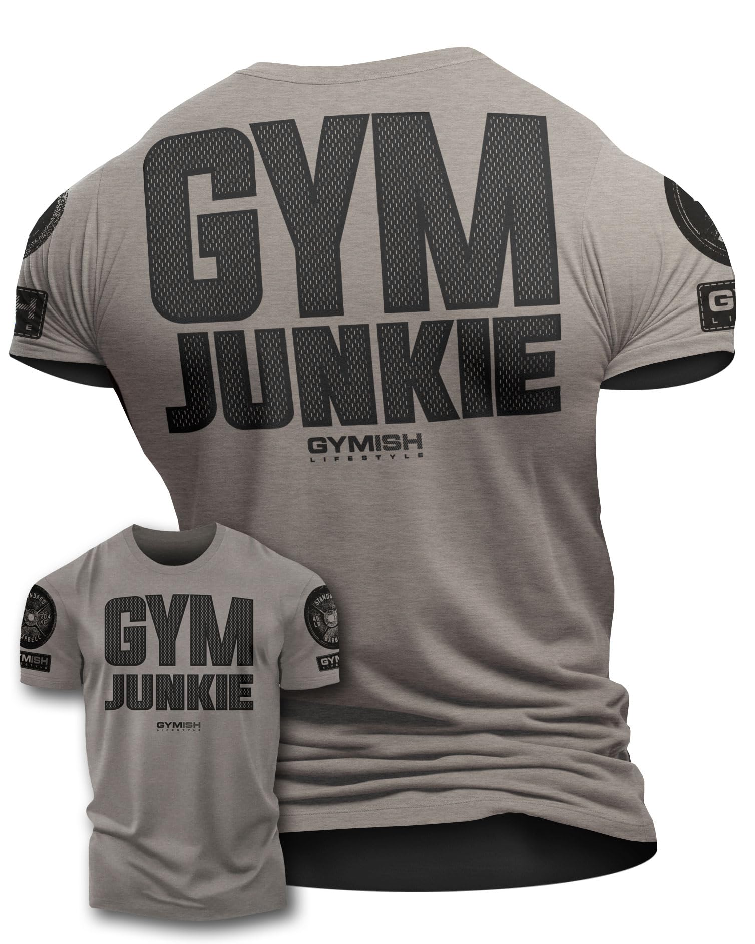 Gym Junkie Funny Saying T-Shirt for Men Fitness Inspiring Workout Shirts for Him