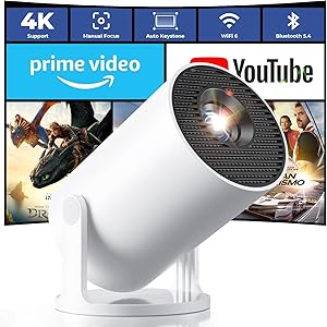 Einyoumily HY300 PRO+: Mini Proiettore Portatile 4K