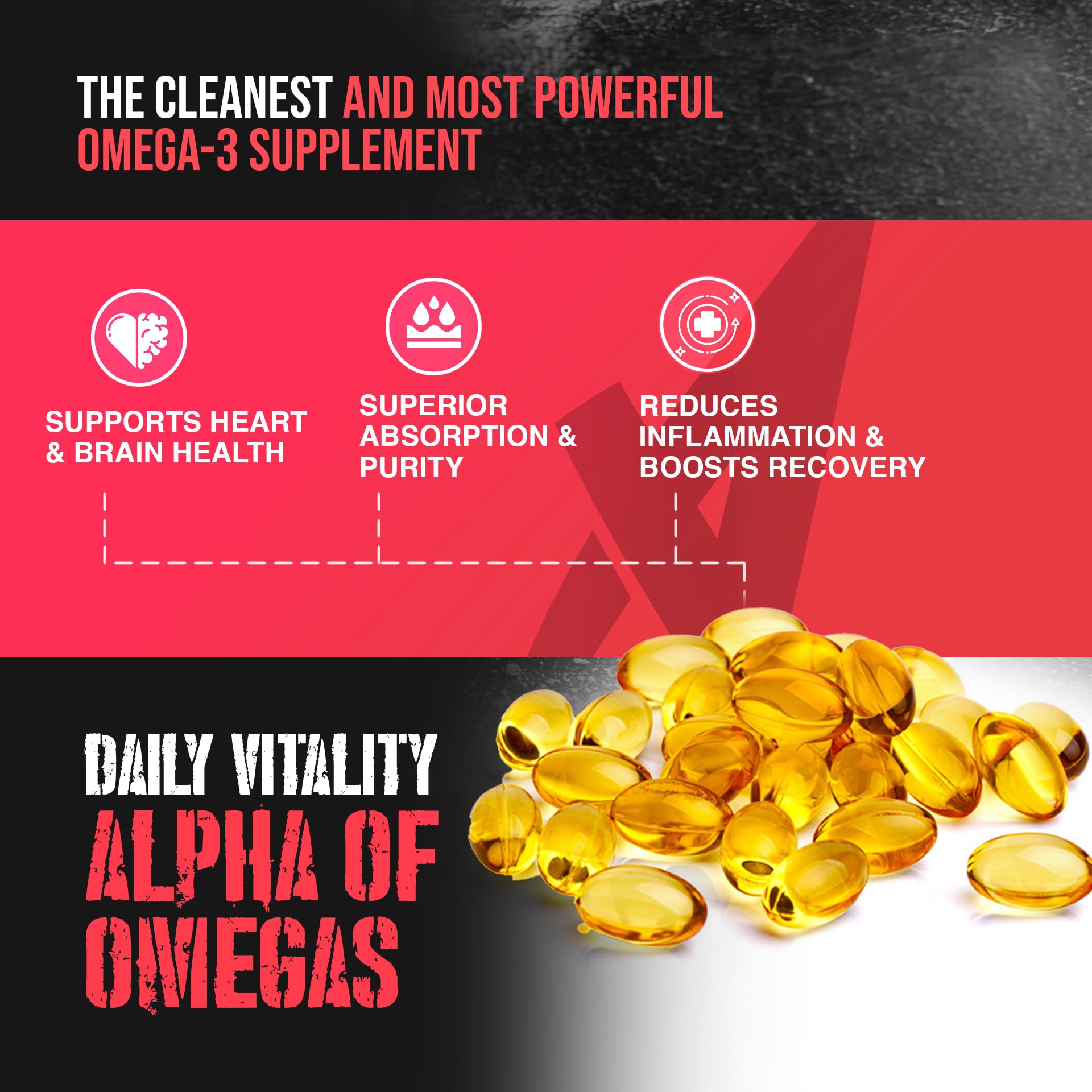 Apollon Nutrition Omega Supreme 60 Servings – Ultra-Pure Omega 3 Fish Oil Softgels | EPA, DHA, DPA | Daily Wellness & Heart Health Formula — Amazon image 3