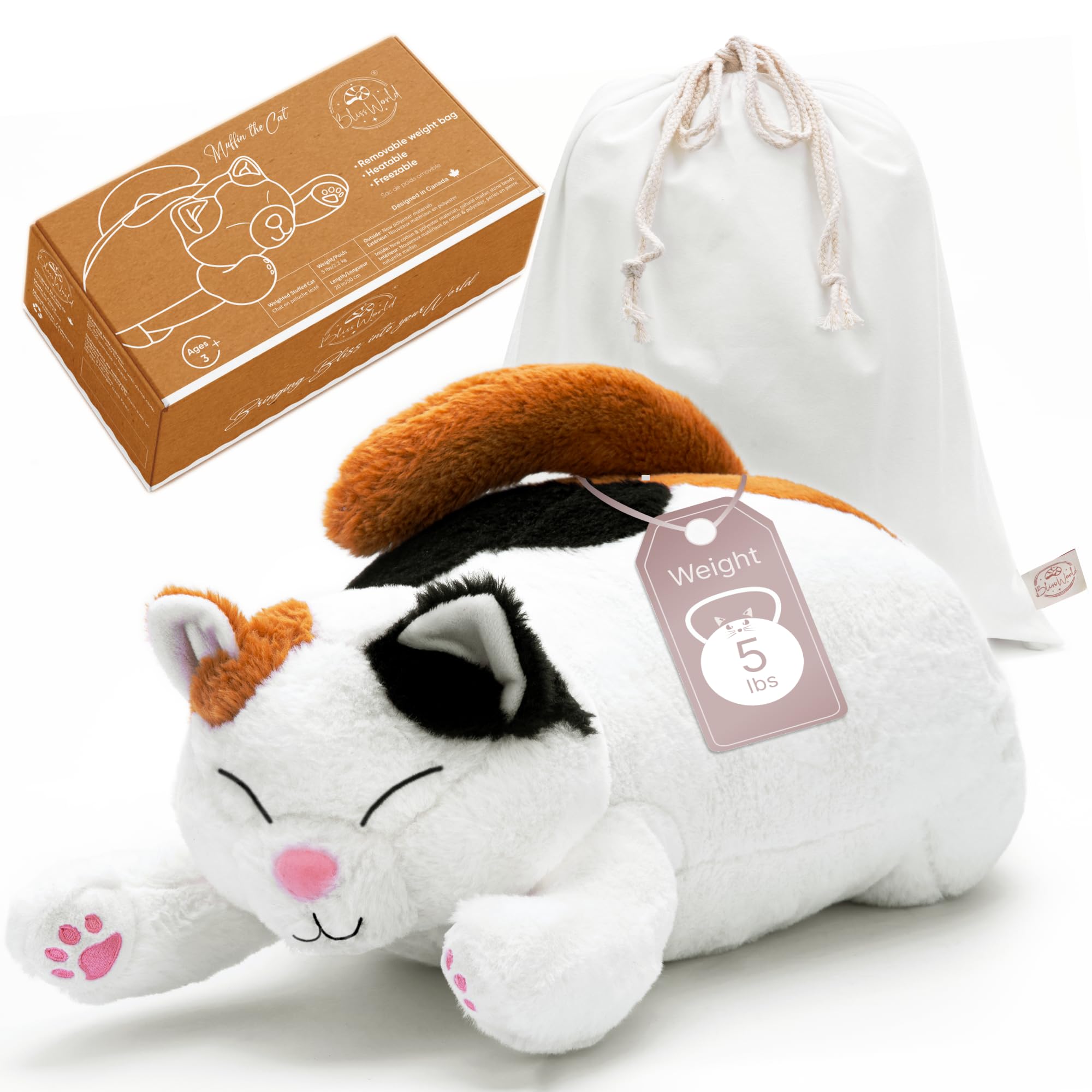 Amazon.com: Bliss World Weighted Stuffed Animals 20