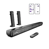 ULTIMEA 2.2ch Soundbar Staccabile 2 in 1 con App, Soundbar TV Bluetooth 5.3