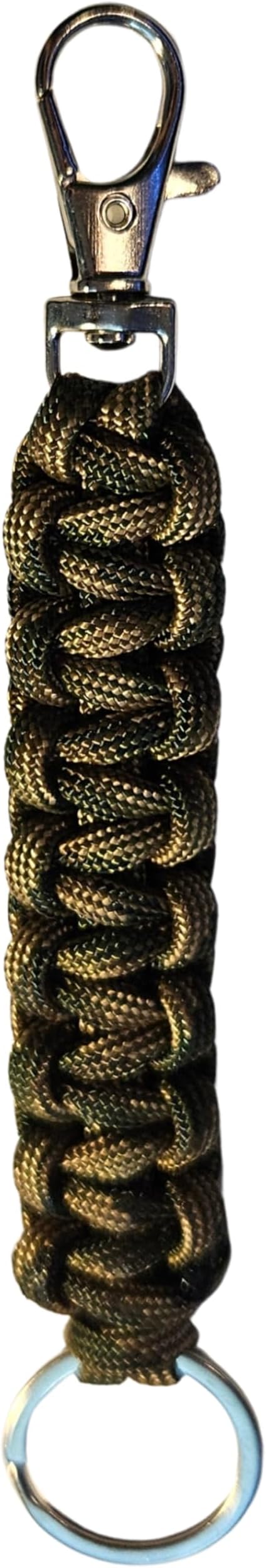 INSANELY PARACORD USA Made 550 Survival Paracord Key Fob - Handmade Heavy Duty Keychain