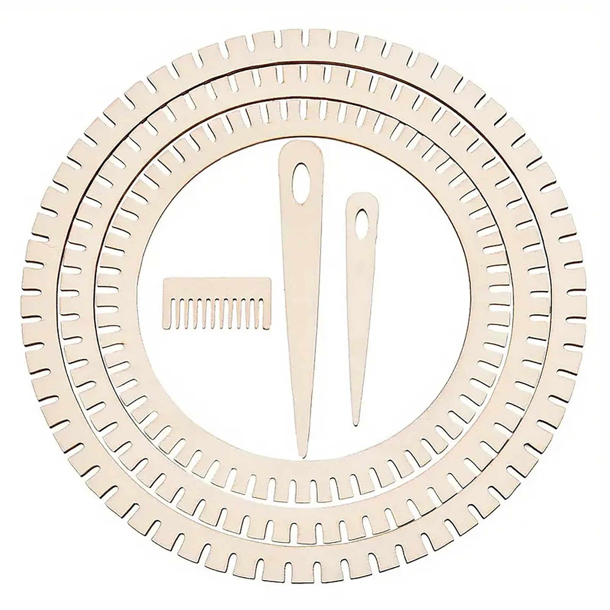 Cliths Wooden Circular Looms with Needles and Comb Weaving Loom Kit for DIY Yarn Crafts, Ideal for Knitting, Crochet, and Kids Craft Projects-picture-41
