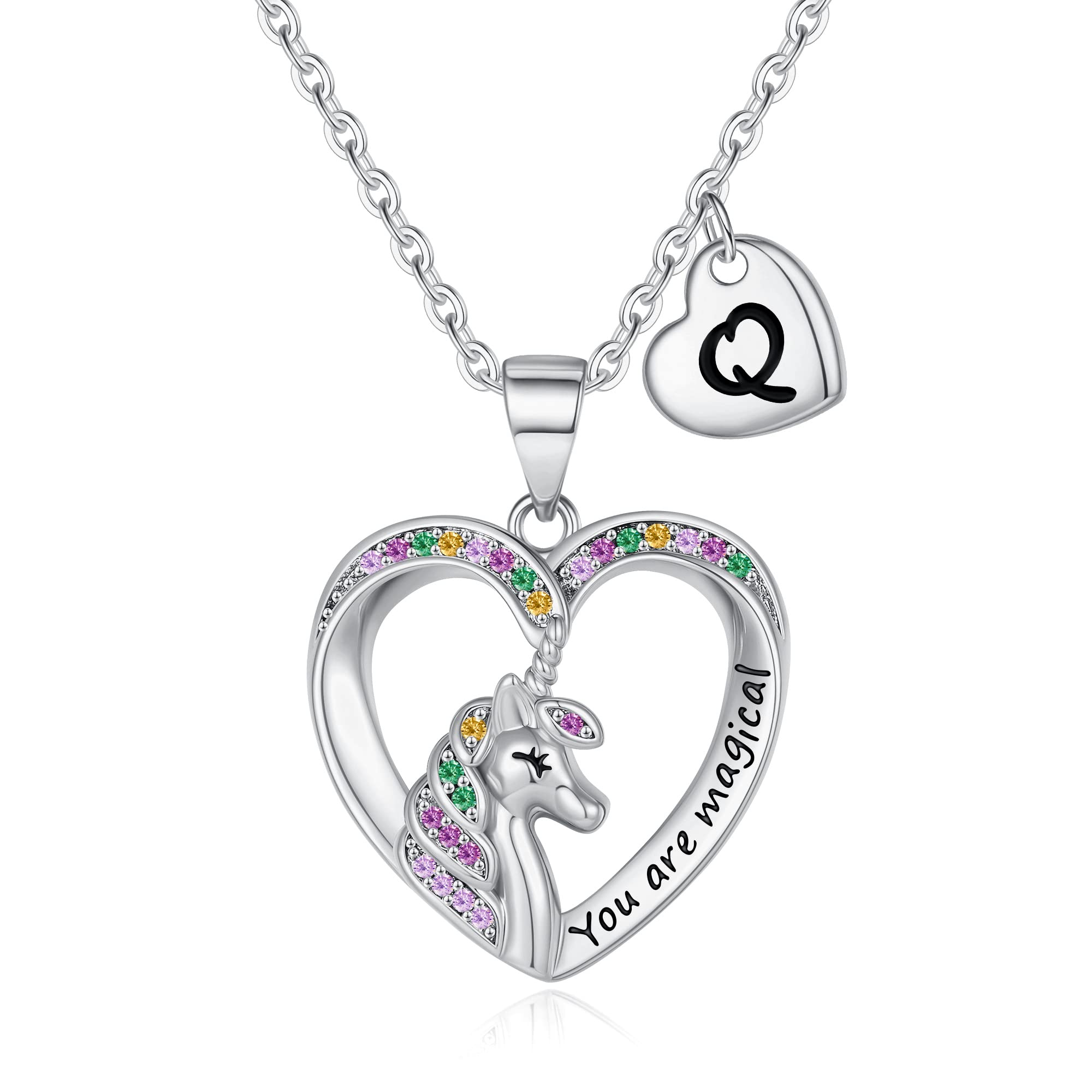 Unicorn Necklace for Little Girls Kids - Birthday Gifts for Girls Kids