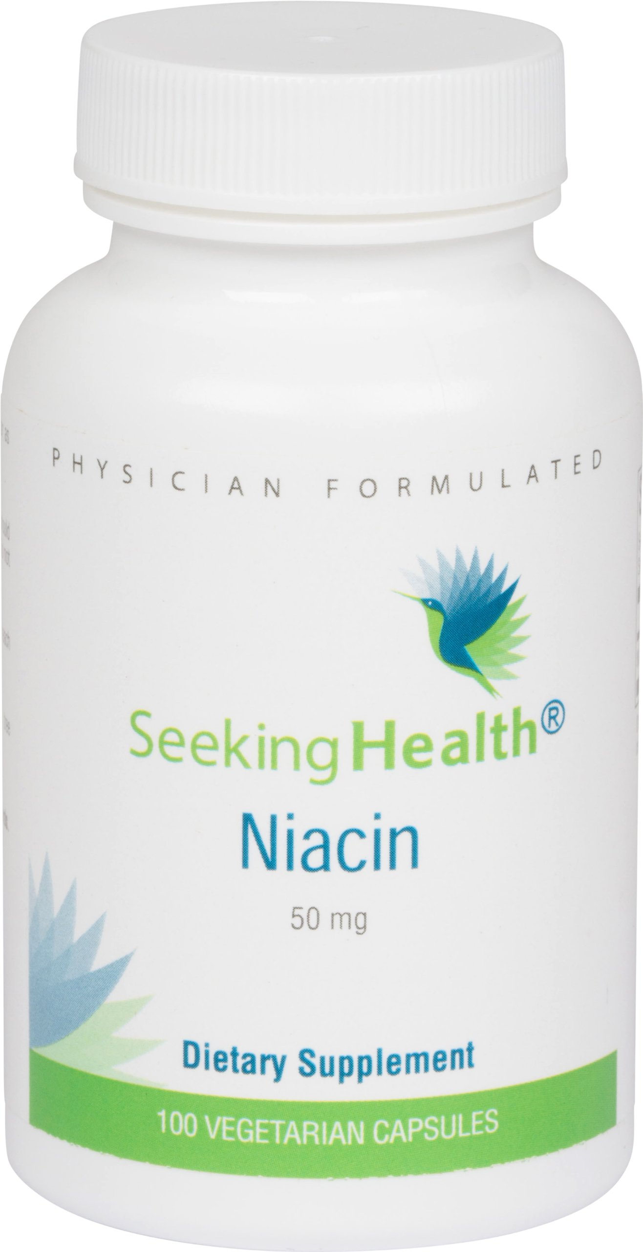 Seeking Health Niacin - Supplement with Bioavailable Niacin - Supports Energy Production & Skin Health - Skin Supplement Formula - 50 mg, 100 Capsules