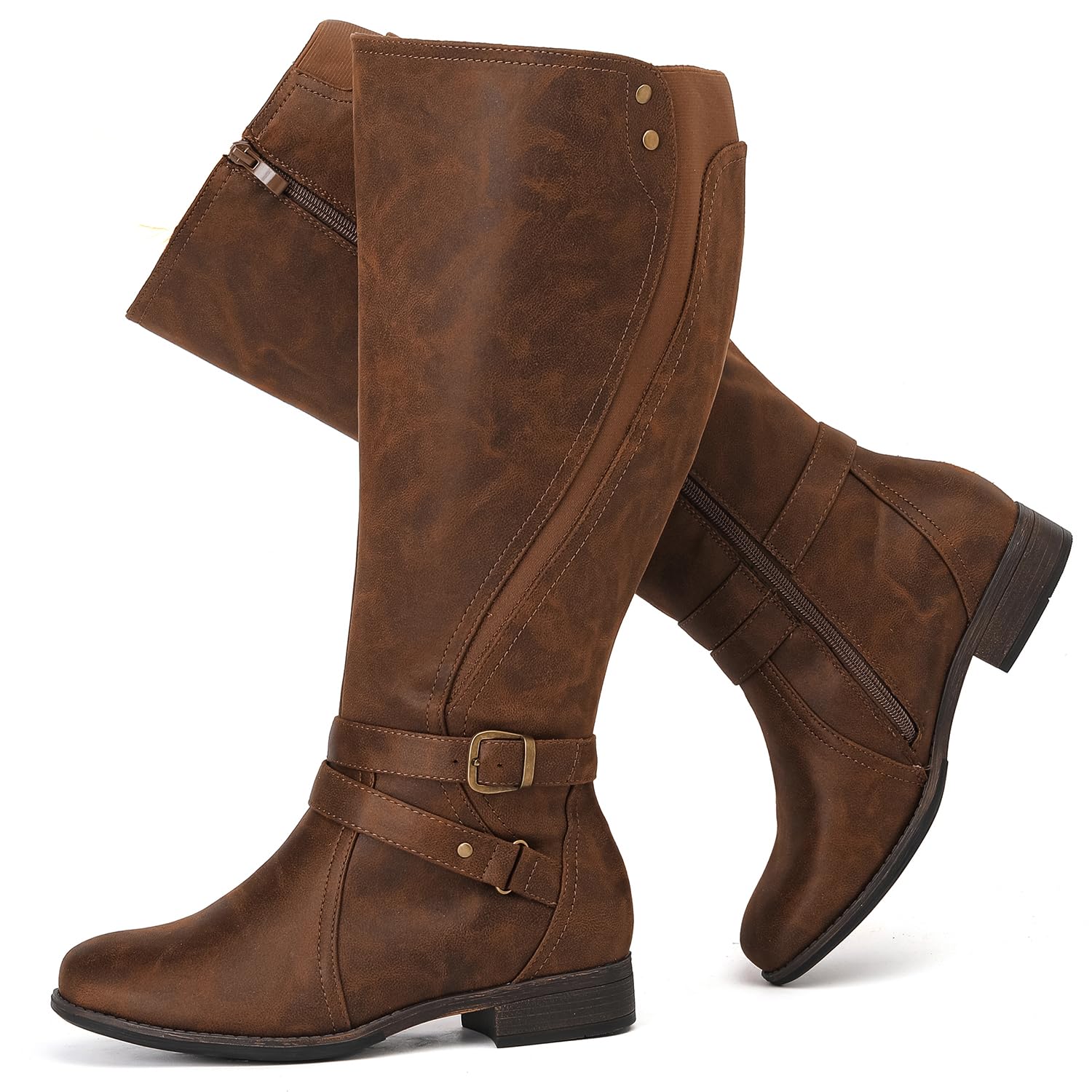 Winter Boots Xxwide Calf Boots LuoikaWomen's Extra Wide Calf Knee