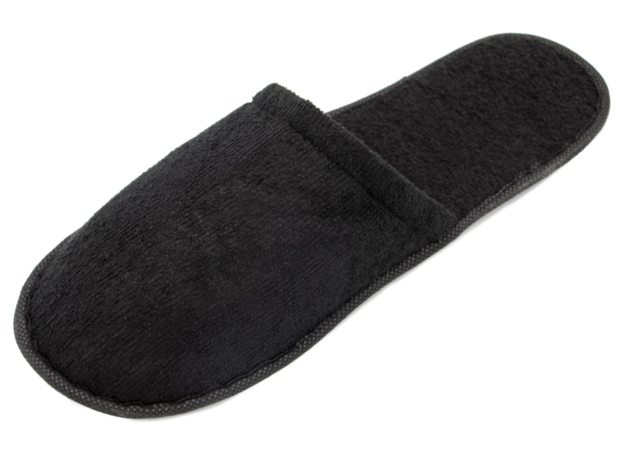 ZOLLNER Einwegslipper Gästehausschuh mit geschlossener Spitze - Frottierslipper für Reise, Spa, Sauna und Zuhause - rutschhemmende Sohle - Einheitsgröße - Hotelqualität, 580