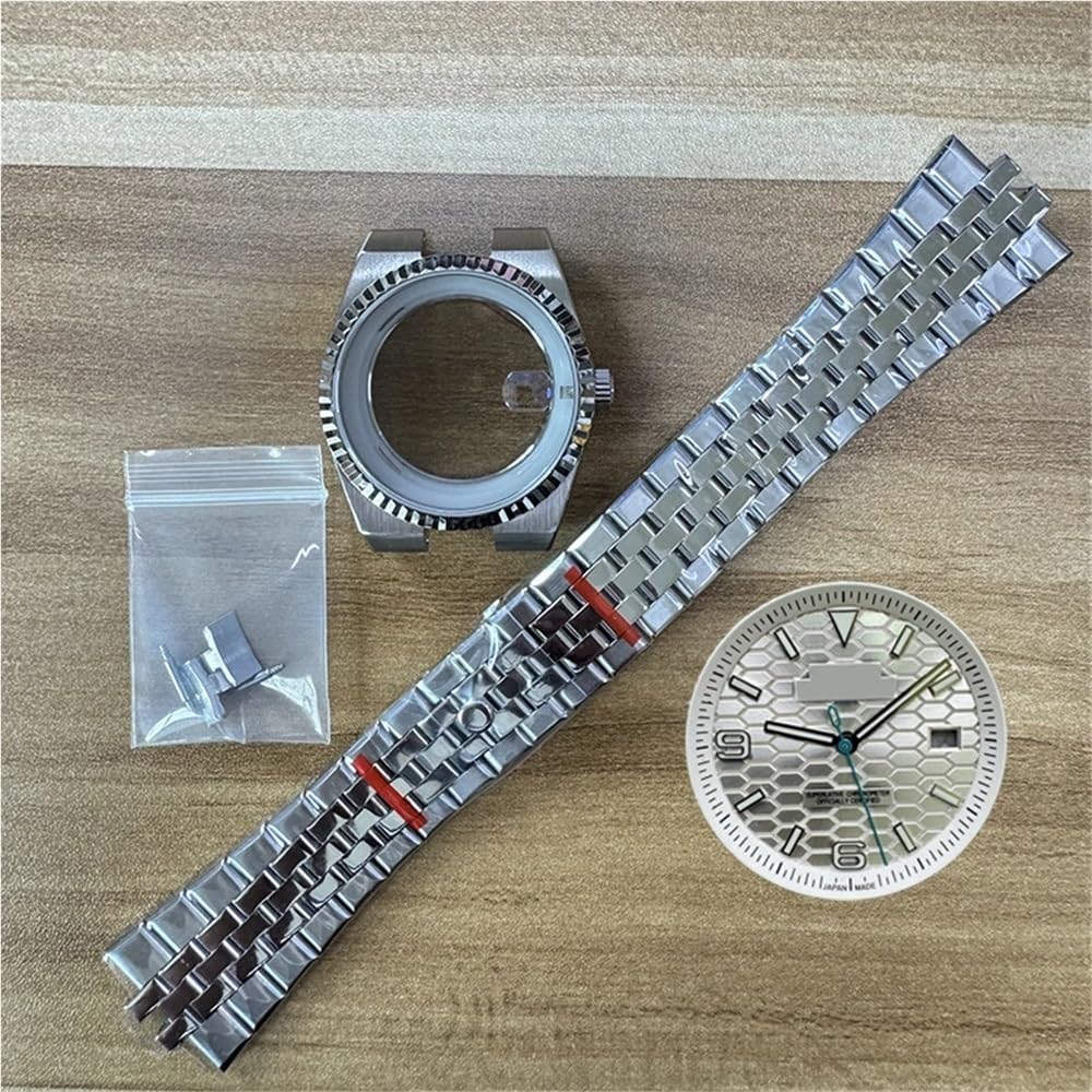 TOP 39,5 mm Land-Dweller-Uhrengehäuse mit Armband und 33,8 mm Zifferblatt