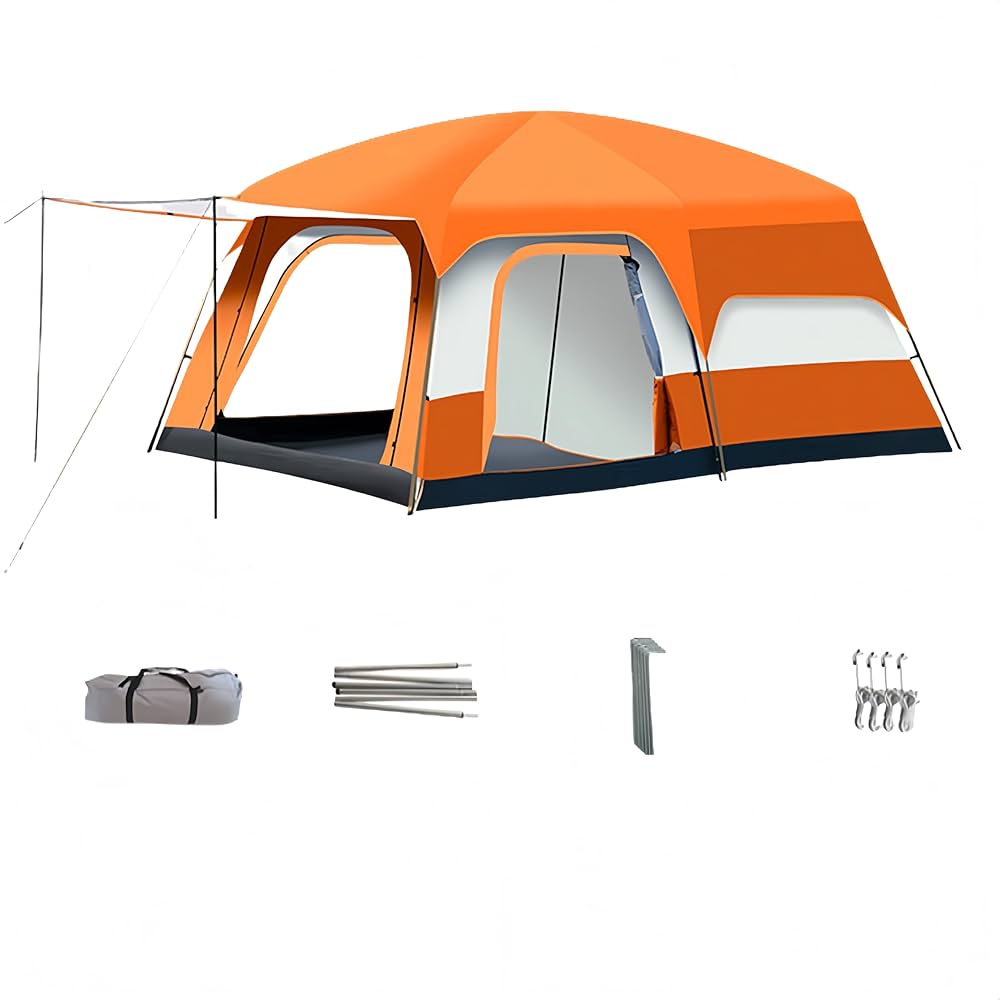 PYKES PEAK】パーティドームテント ファミリー トンネル 大型 Amazon