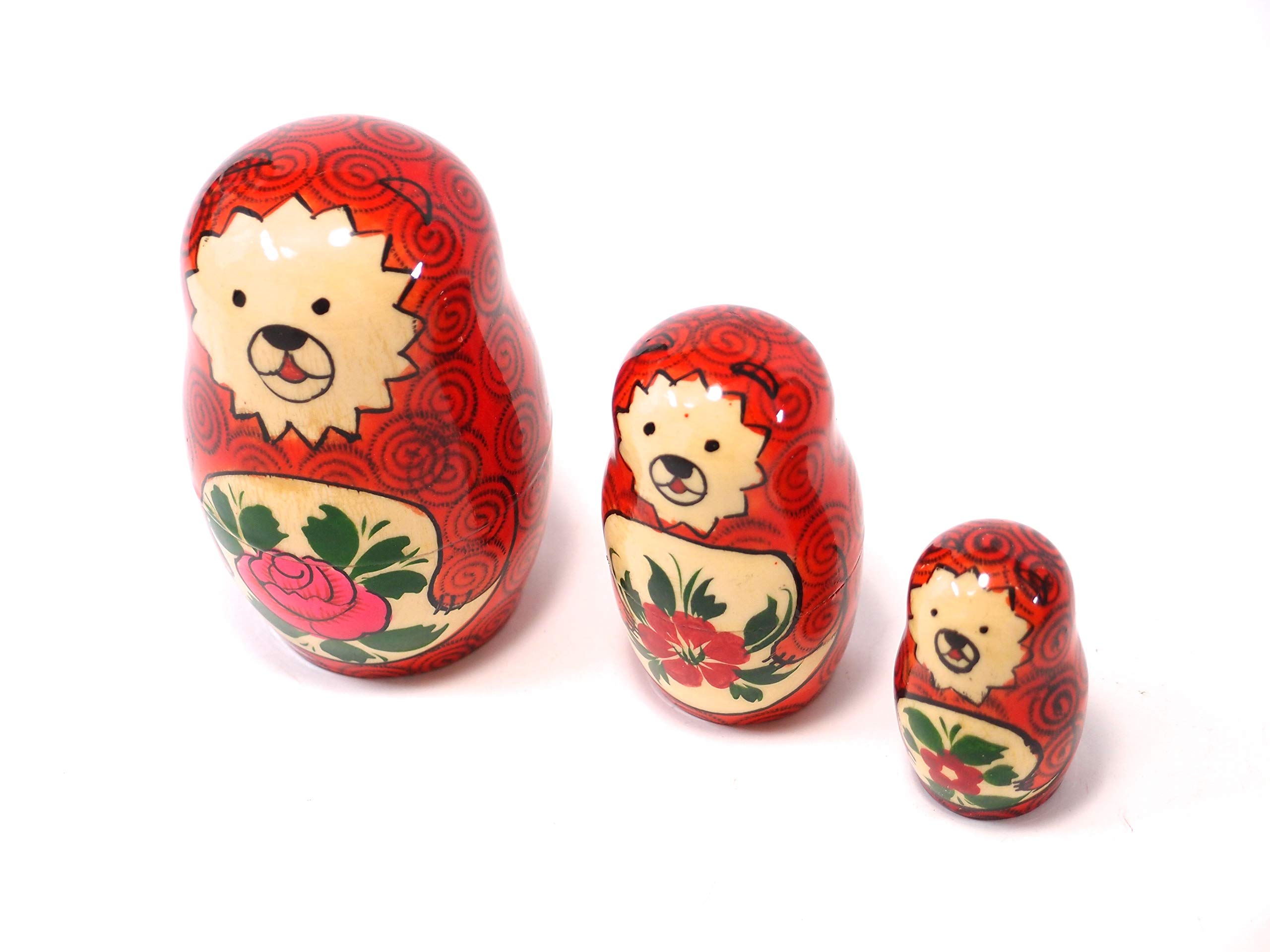 Amazon.co.jp: VOLGA (ヴォルガ) セミョーノフ くま マトリョーシカ3