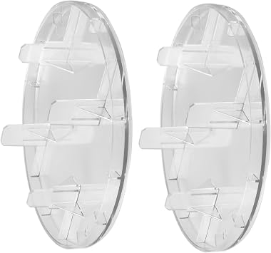 Electric Meter Covers for Milbank 6002 Plastic Meter Socket Blank Clear Cover,Replacement for 6002 Plastic Electric Meter Cover Plate 2 pack