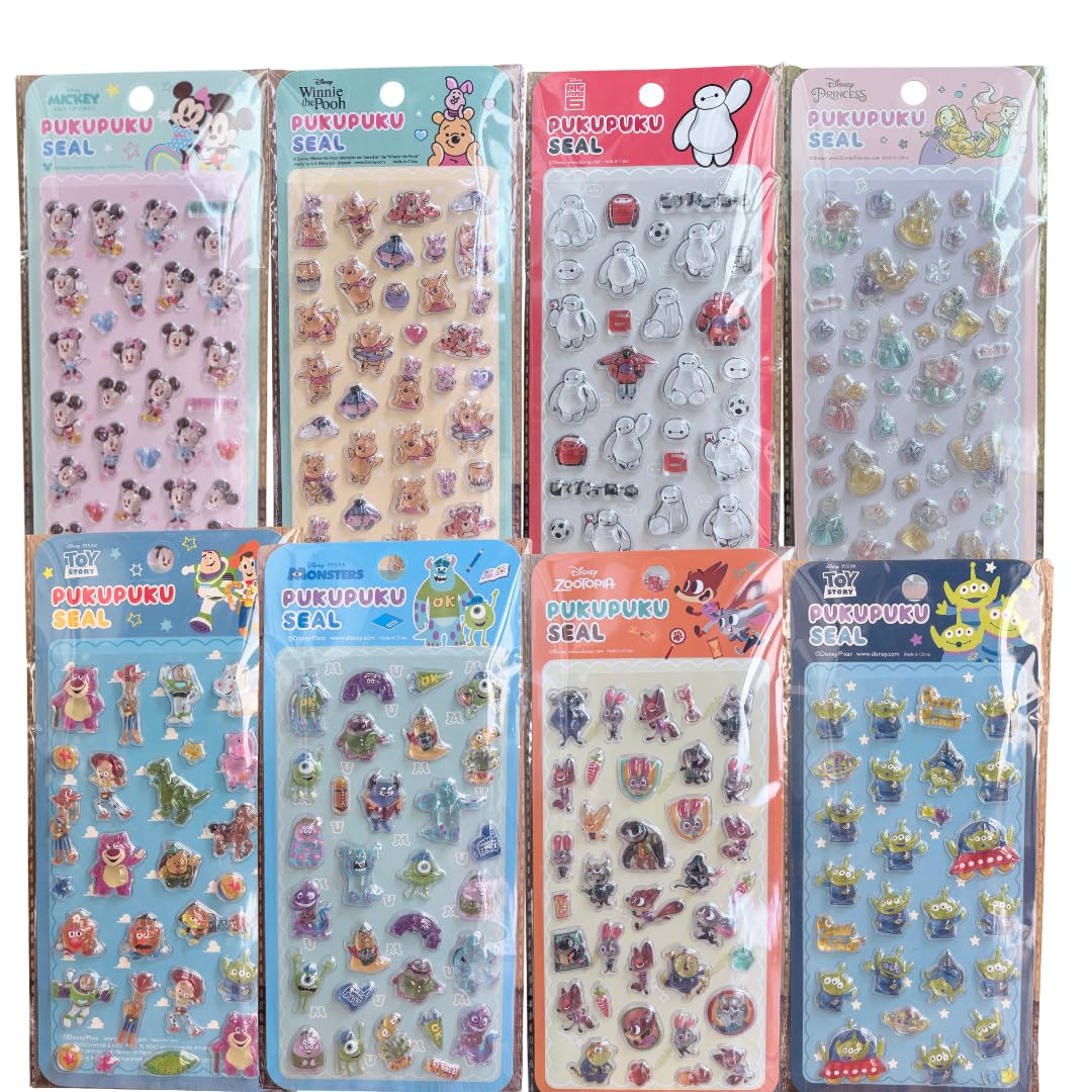 Amazon.co.jp: 【正規品】ディズニー ぷくぷくシール PUKUPUKUSEAL