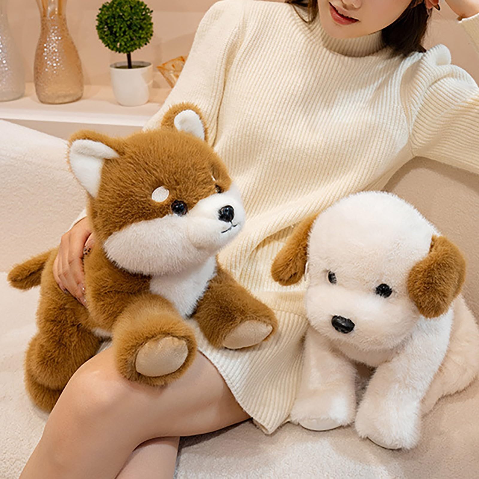 Generisch Deutet Zaino per bambini per l'asilo e il cane sdraiato, peluche per il trasporto, bambola per cani, borsa per animali, caffè, 4-16 Jahre, Zaino duffel
