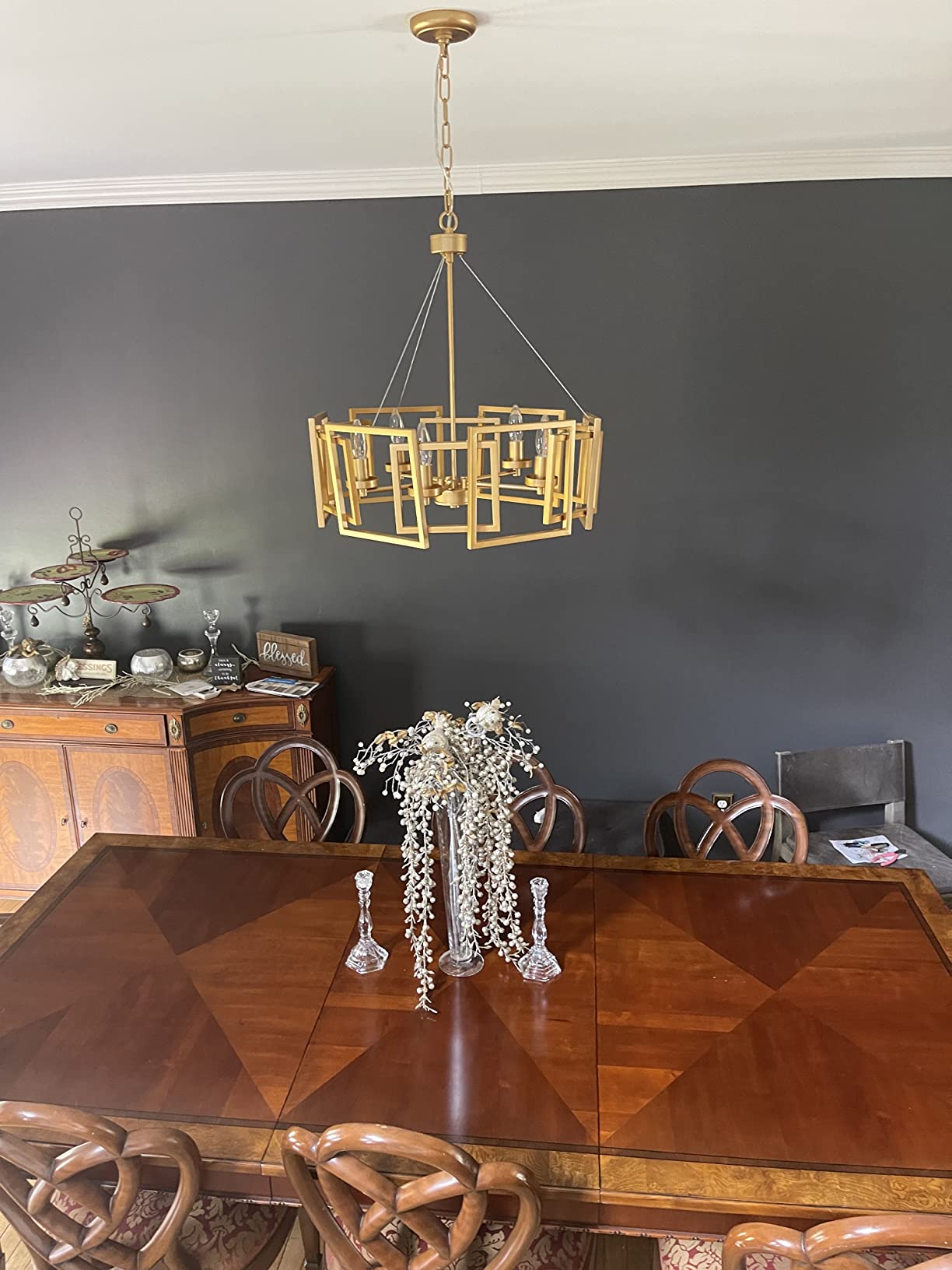 Photo inspiration: Fresh Look at 22 Mo Finance Mhytogn Industrial Style Chandelier With Matt Black