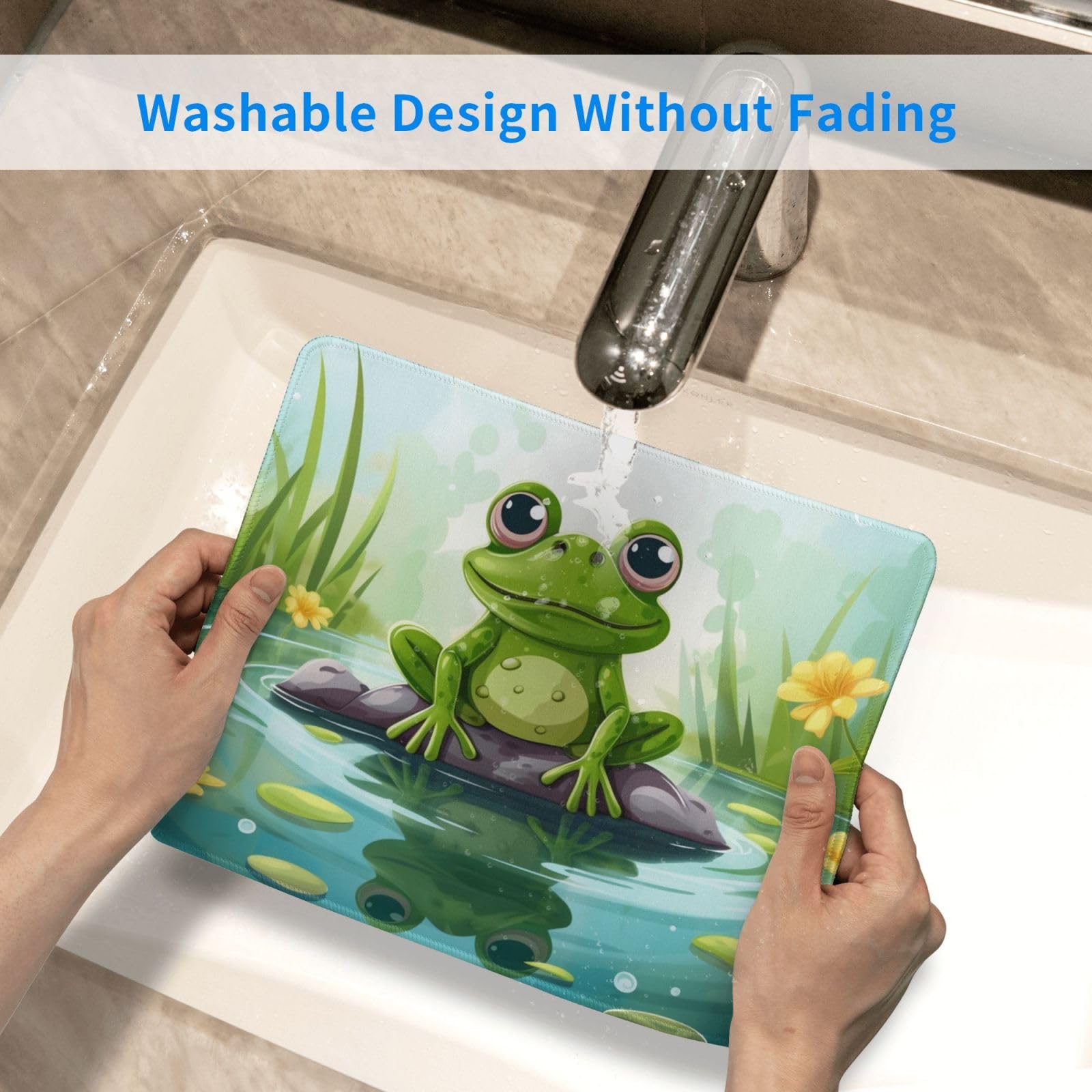 Tapis De Souris Avec Base En Caoutchouc Antidérapant, Troupeau De