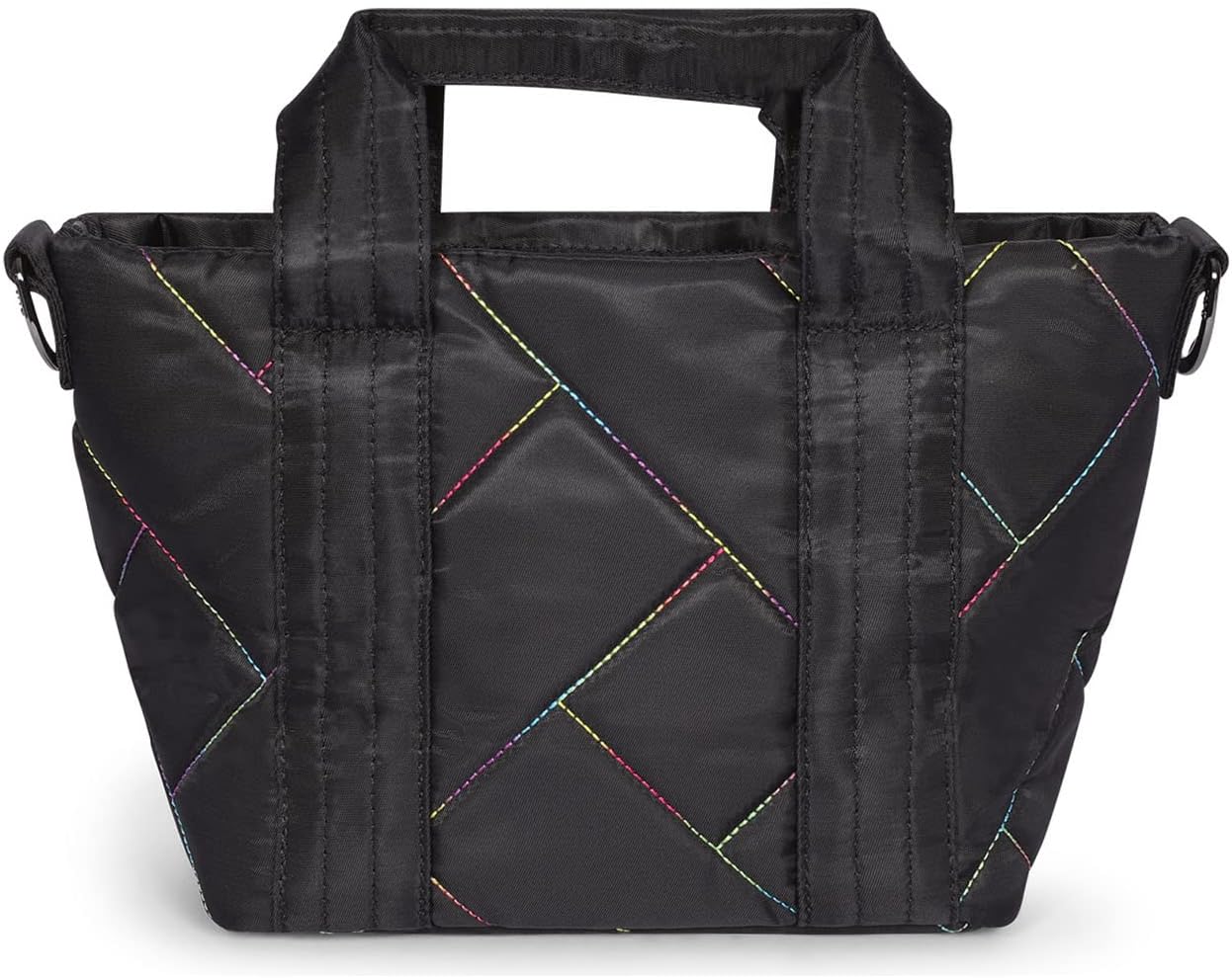 Lug Dory Mini, Black/Rainbow Handbags