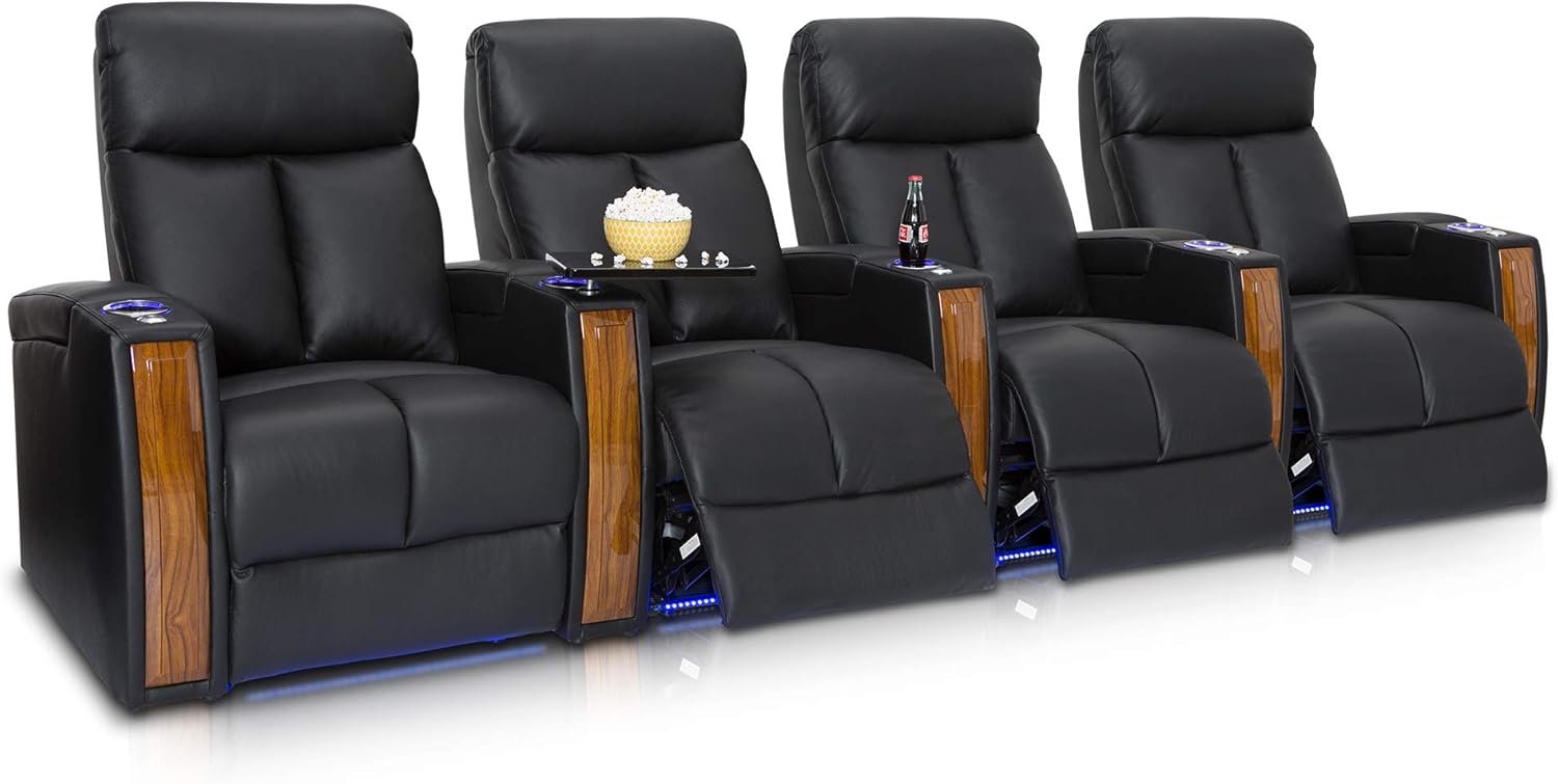 Seatcraft Seville Home Theater Seating Leather Power