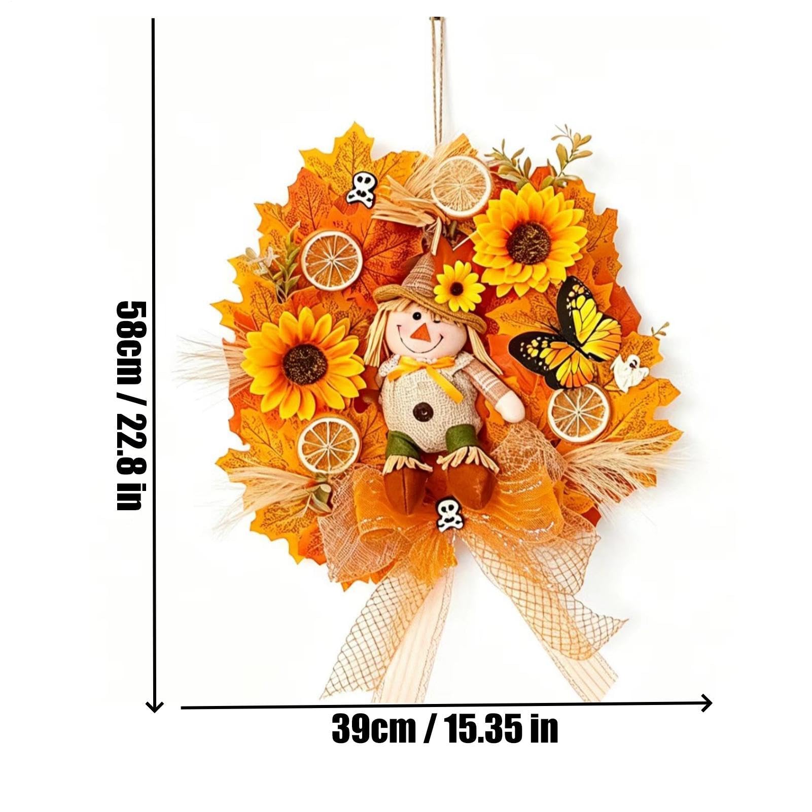 Corona d'autunno Decorazione Casa Stanza Padrona Decorativa Appeso
