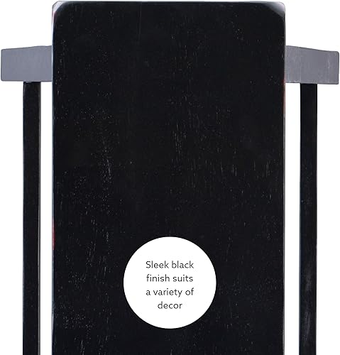 Miniatura 7 de Powell Furniture Powell Taburete de bar color negro antiguo con arena a través de terracota, taburete de bar de 29 pulgadas de altura del asiento