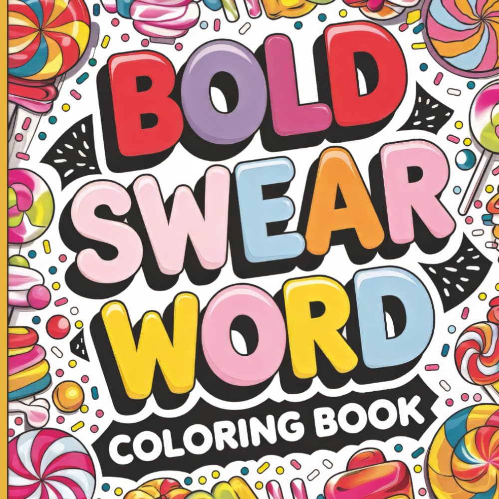 ADULT - Bold and Easy Swear Word Coloring Pages