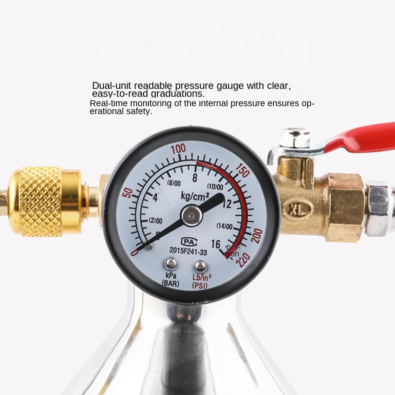 Kit De Purga De Aire Acondicionado Kit para limpieza de tuberías con | Herramienta De Lavado AC Para refrigeración HVAC taller garaje hogar autocaravana coche