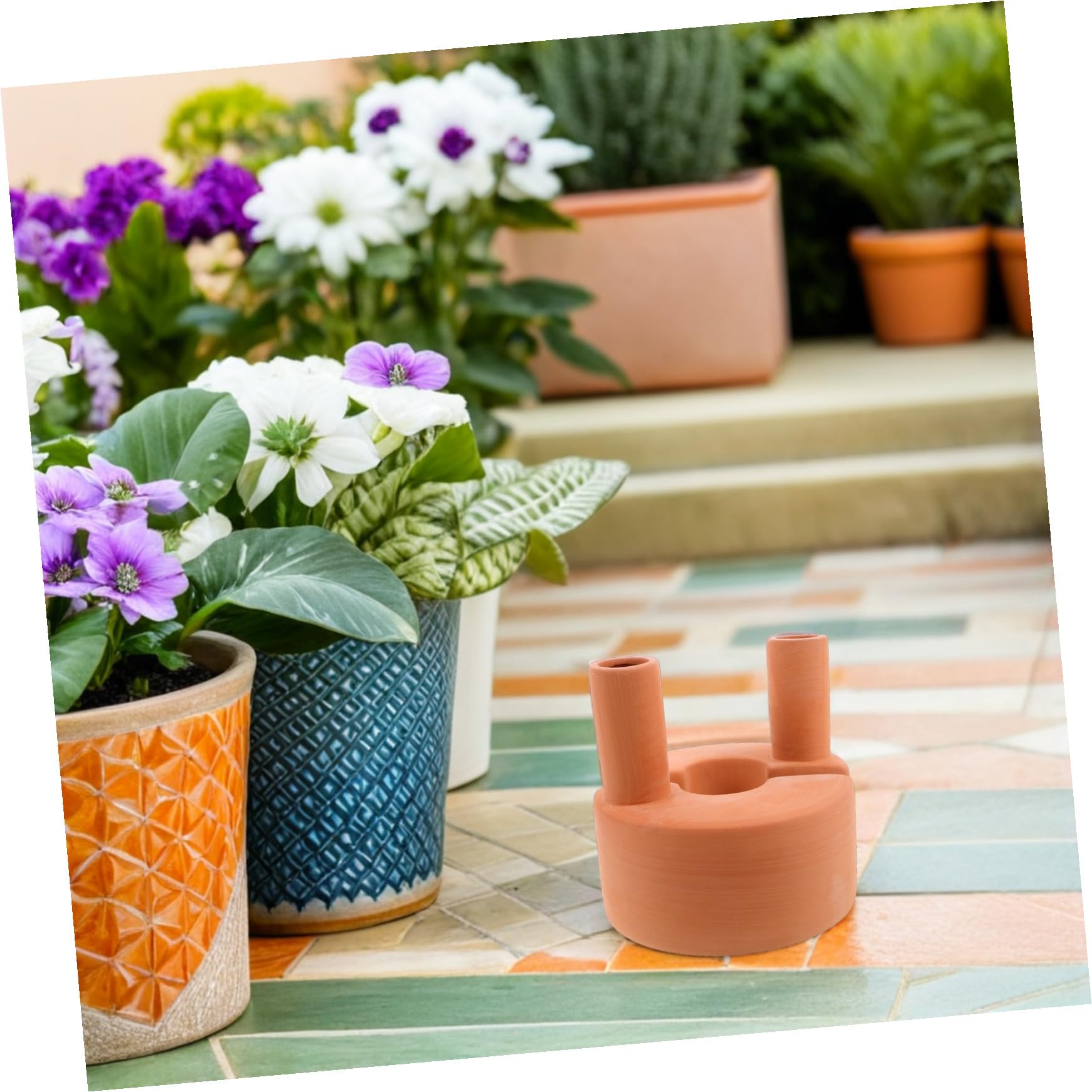 Estacas de Riego de Terracota para Plantas Sistema Automático de Irrigación por Goteo Dispositivo de Riego para Interiores y Exteriores Diseño Elegante y Reutilizable para Cuidado