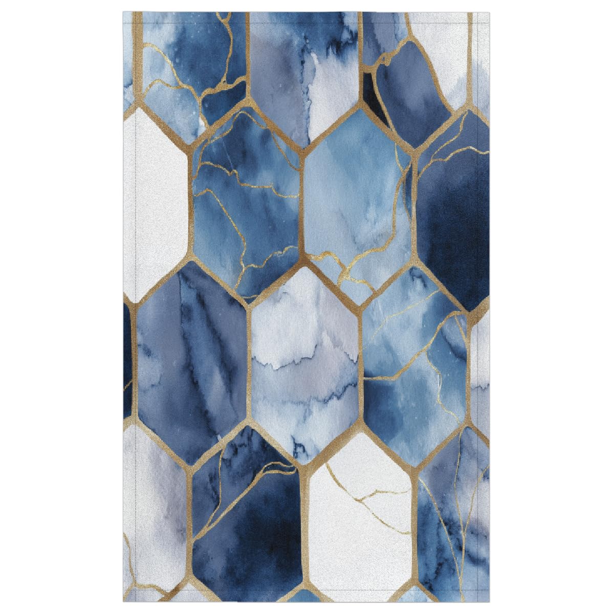 Torchons de cuisine microfibre bleu marine pour décoration intérieure et salle de bain