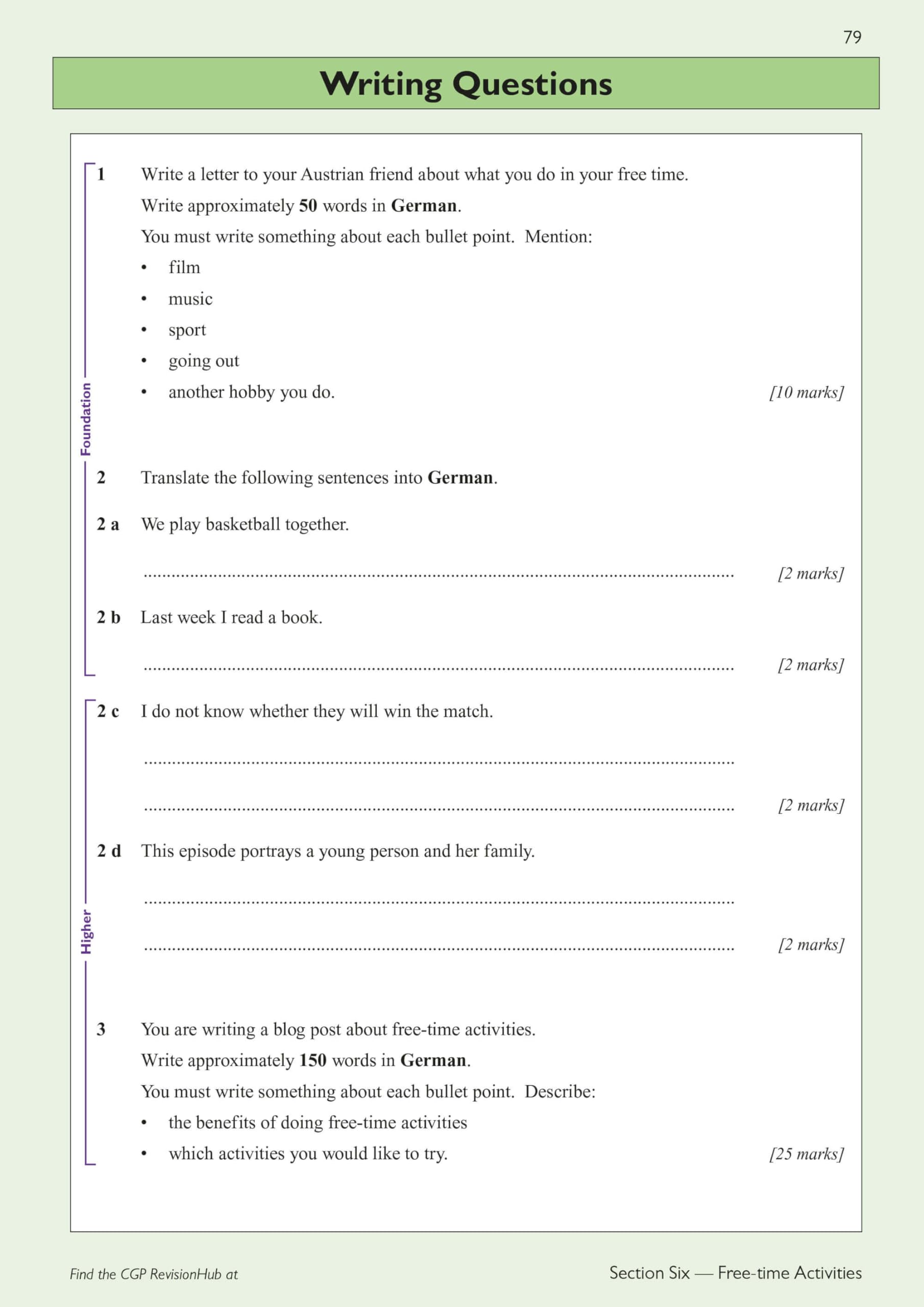 New GCSE German AQA Complete Revision & Practice with CGP RevisionHub (for exams from 2026) (CGP AQA GCSE German)