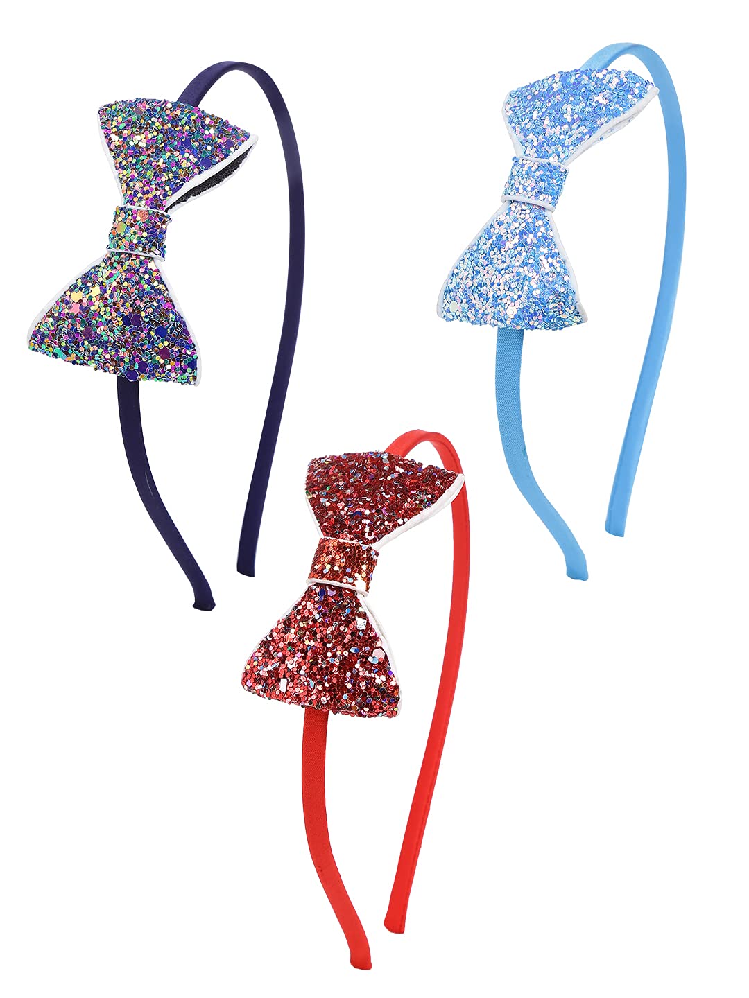 Melbees by Yellow Chimes Hair Bands for Girls Kids Hair Accessories for Girls Glitter Sequin Hairbands Multicolor Headband Set of 3 Pcs Hairband for Girls Kids & Toddlers (B09DGCBVSD) Amazon Price History, Amazon Price Tracker