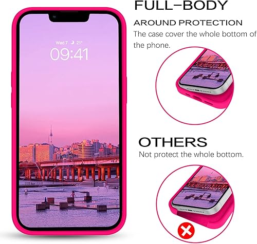 Miniatura 4 de BENTOBEN Funda para iPhone 14 Plus, iPhone 14 Plus, para mujeres y hombres, ajuste delgado, silicona líquida, gel suave, antiarañazos, a prueba de