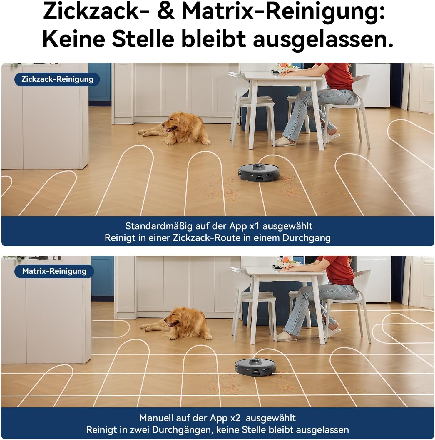 Proscenic Q8 Robot Vacuum and Mop Blue