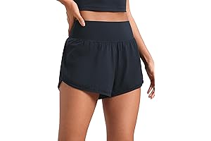 2.5-Inch CRZ YOGA Butterluxe-Light Women's High-Waisted Dolphin Shorts: Comfort and Versatility Redefined
