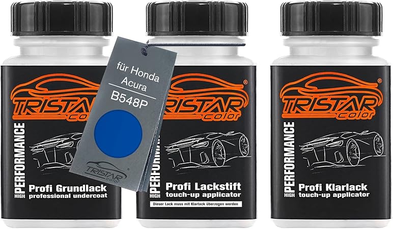 TRISTARcolor Tesla PB00 Frost Blue Metallic Lack-Set - Profi-Sprühdosen Für Perfekte Autoreparaturen