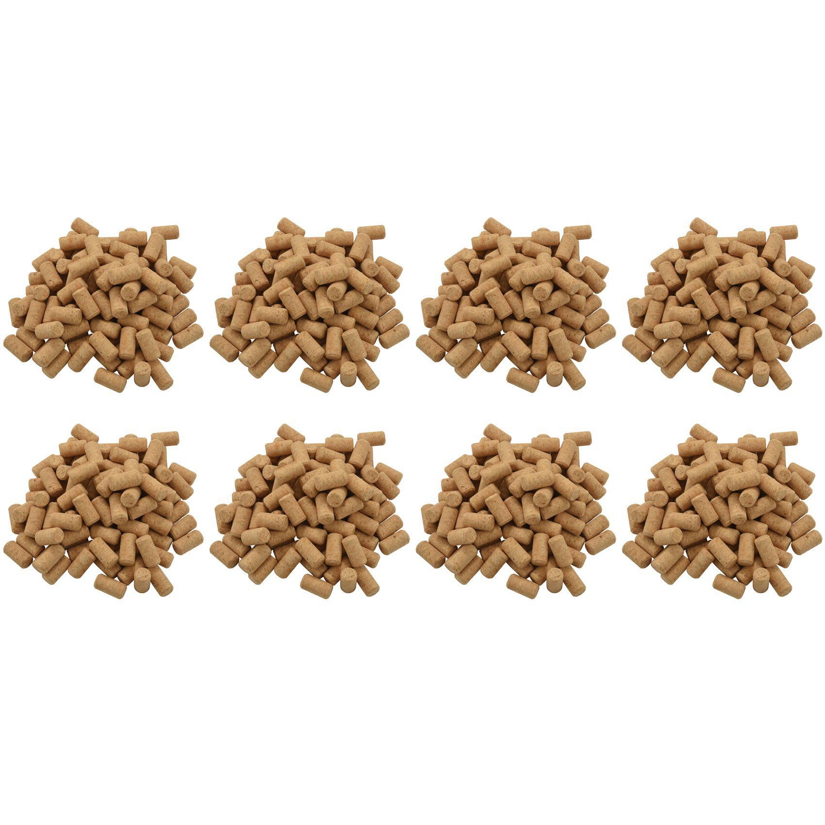 Hndhbfgrt 800x Straight Wood Corks Wine Stopper Wood Bottle Stopper Cone Type Wine Bottle Corks Plug Sealing Cap Beer Bottle Corks