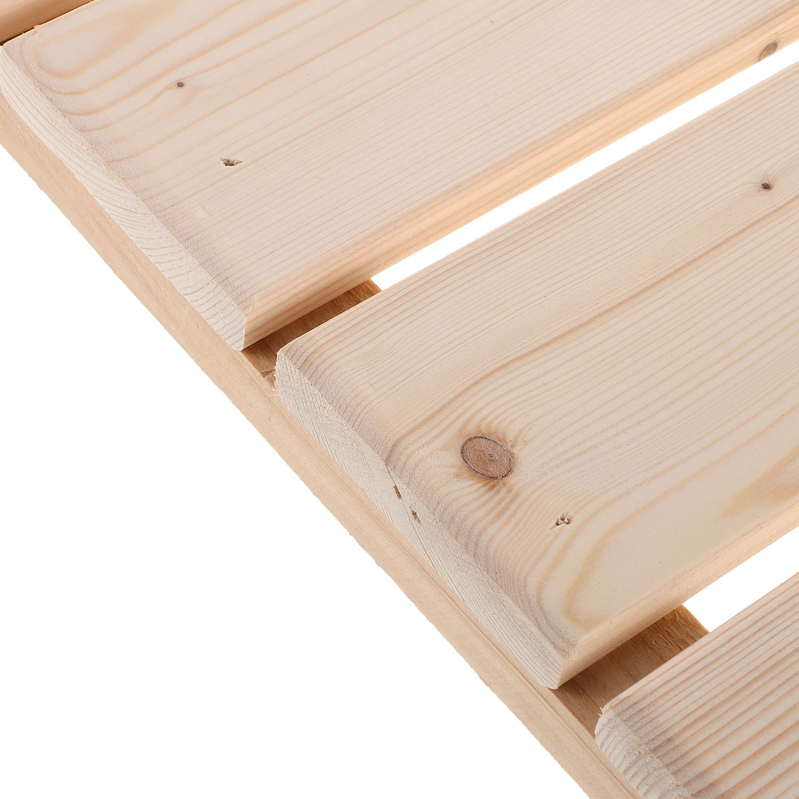 rutschfeste Holz Duschmatte Massives Kiefernholz mit Erhöhter Lamellenstruktur Rutschfestes Spa bodenpodest für Badezimmer Sauna Pool und Wellnessbereiche
