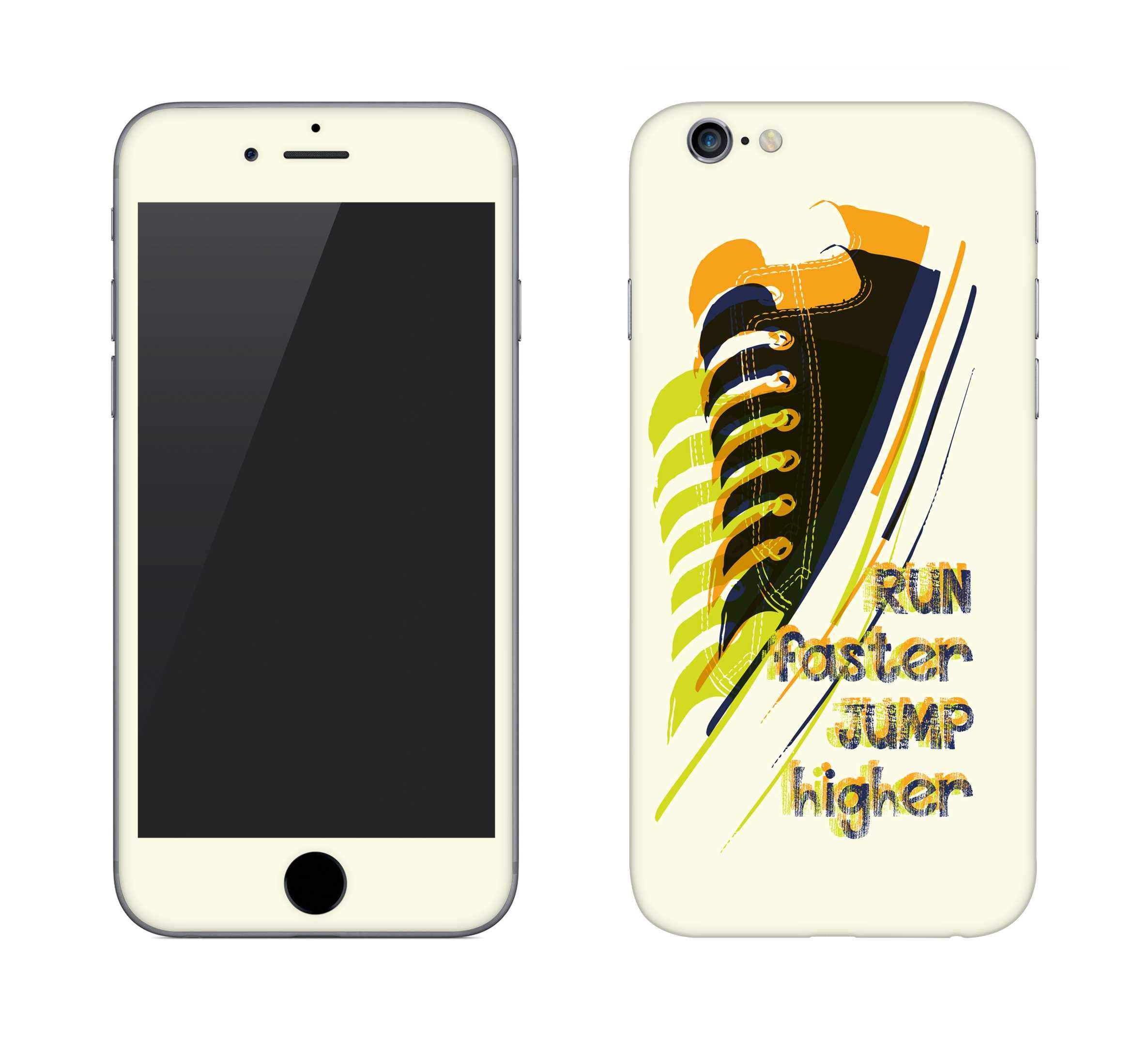 Stylizedd Ultra Premium Vinyl Skin Decal Body Wrap For Apple iPhone 6 Plus - Run Faster, Jump Higher