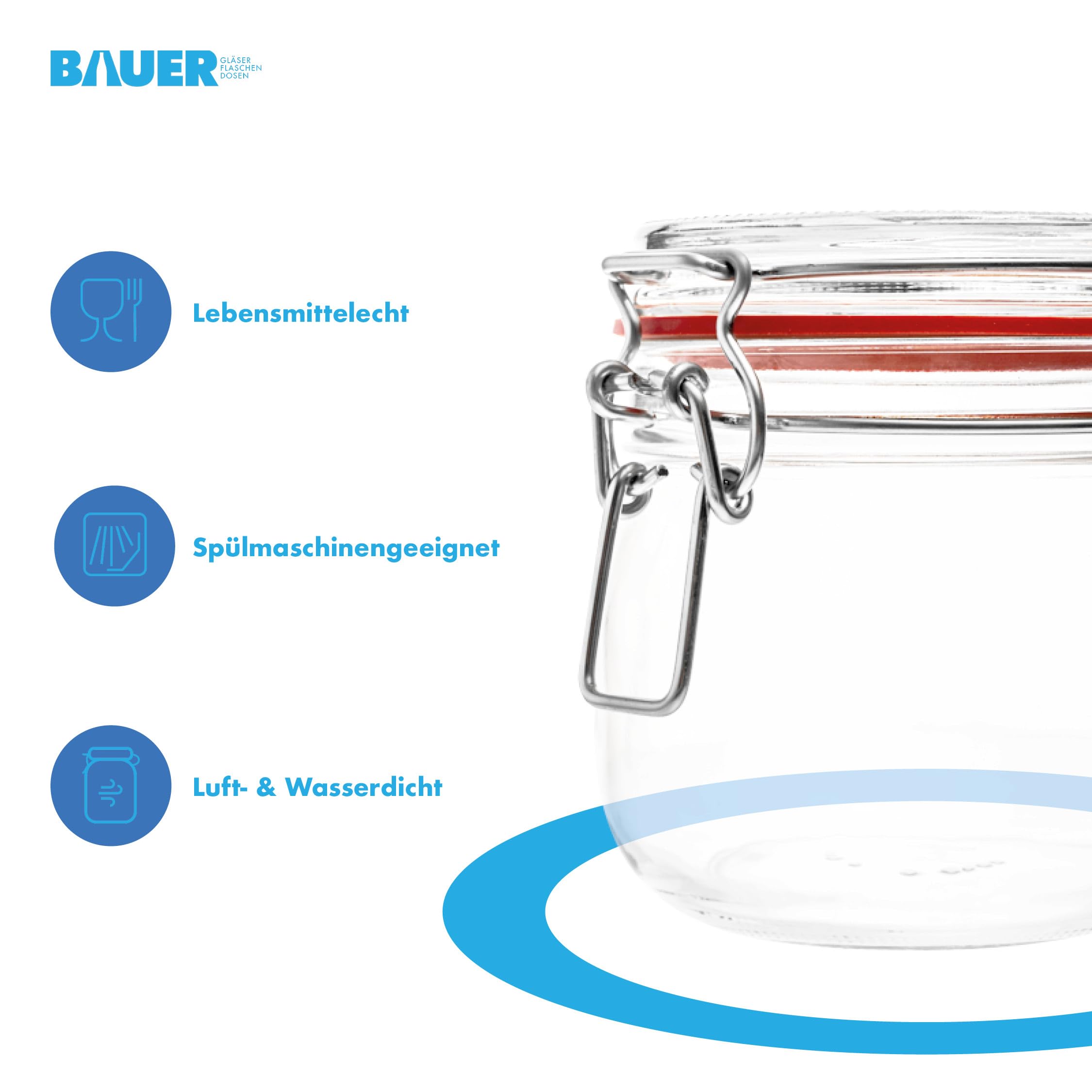 your GEAR Pila Set - 6 Frischhaltedosen für Lebensmittel, 300 ml Gefrierbehälter mit Deckel your GEAR Pila Set - 6 Frischhaltedosen für Lebensmittel, 300 ml Gefrierbehälter mit Deckel