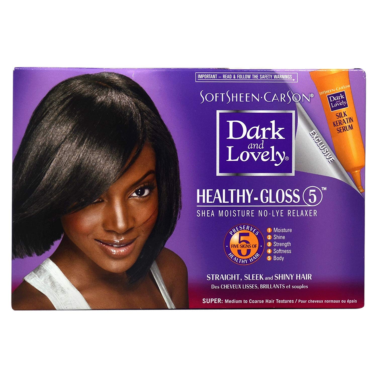 Dark And Lovely Healthy Gloss 5 Shea Moisture No-Lye Relaxer [Super]