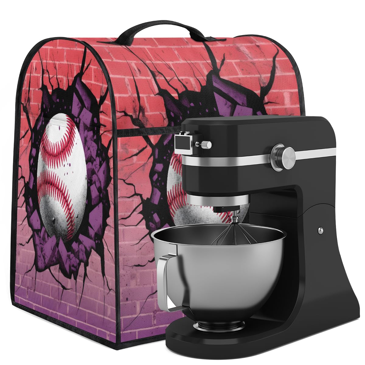 Mixer Cover Coffee Maker Cover Street Baseball Graffiti Stand Mixer Cover With Pockets Kitchen Aid Mixers Accessories