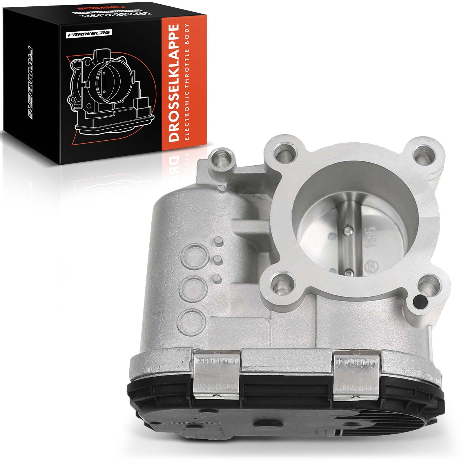 Frankberg Valvola dell'acceleratore Corpo dell'acceleratore Compatibile con Punto 188 1.2 16V 80 Ypsilon 843 1.2 Idea 350 1.2 16V Stilo 192 1.2 16V Brava 182 1.2 16V 80 Replace# 46533515,V24-81-0009